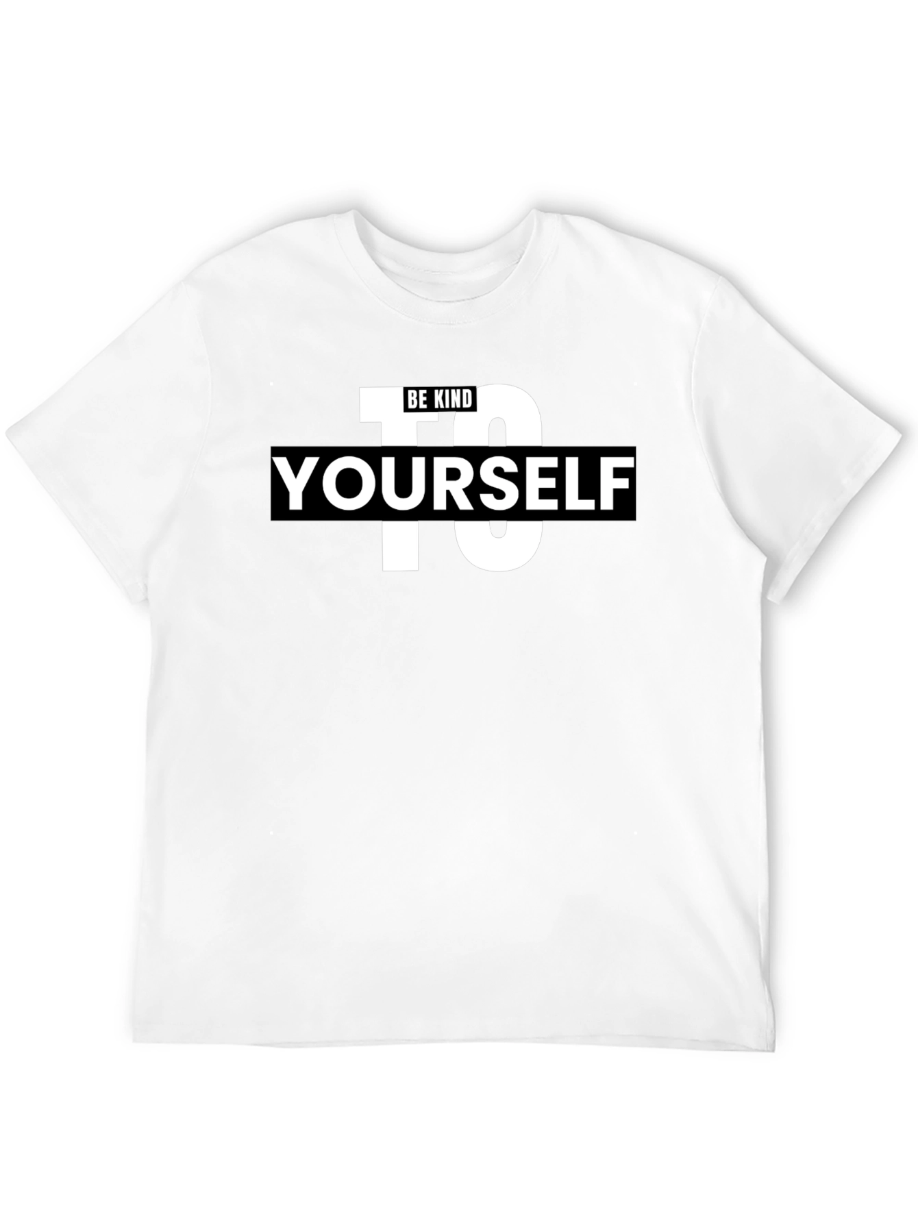 Black Be Kind To Yourself T-Shirt - Black view 12