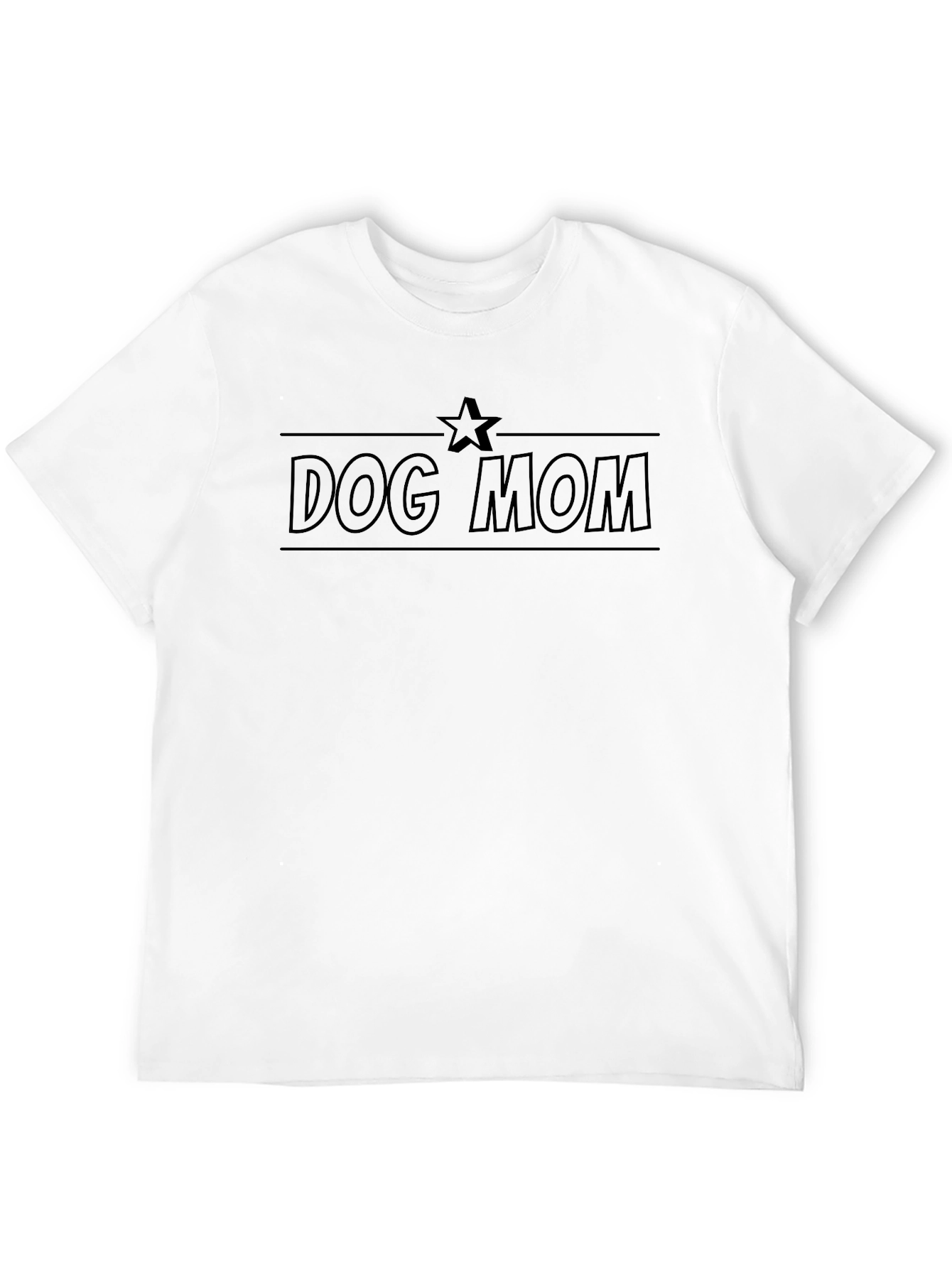 Black Dog Mom Black T-Shirt view 12