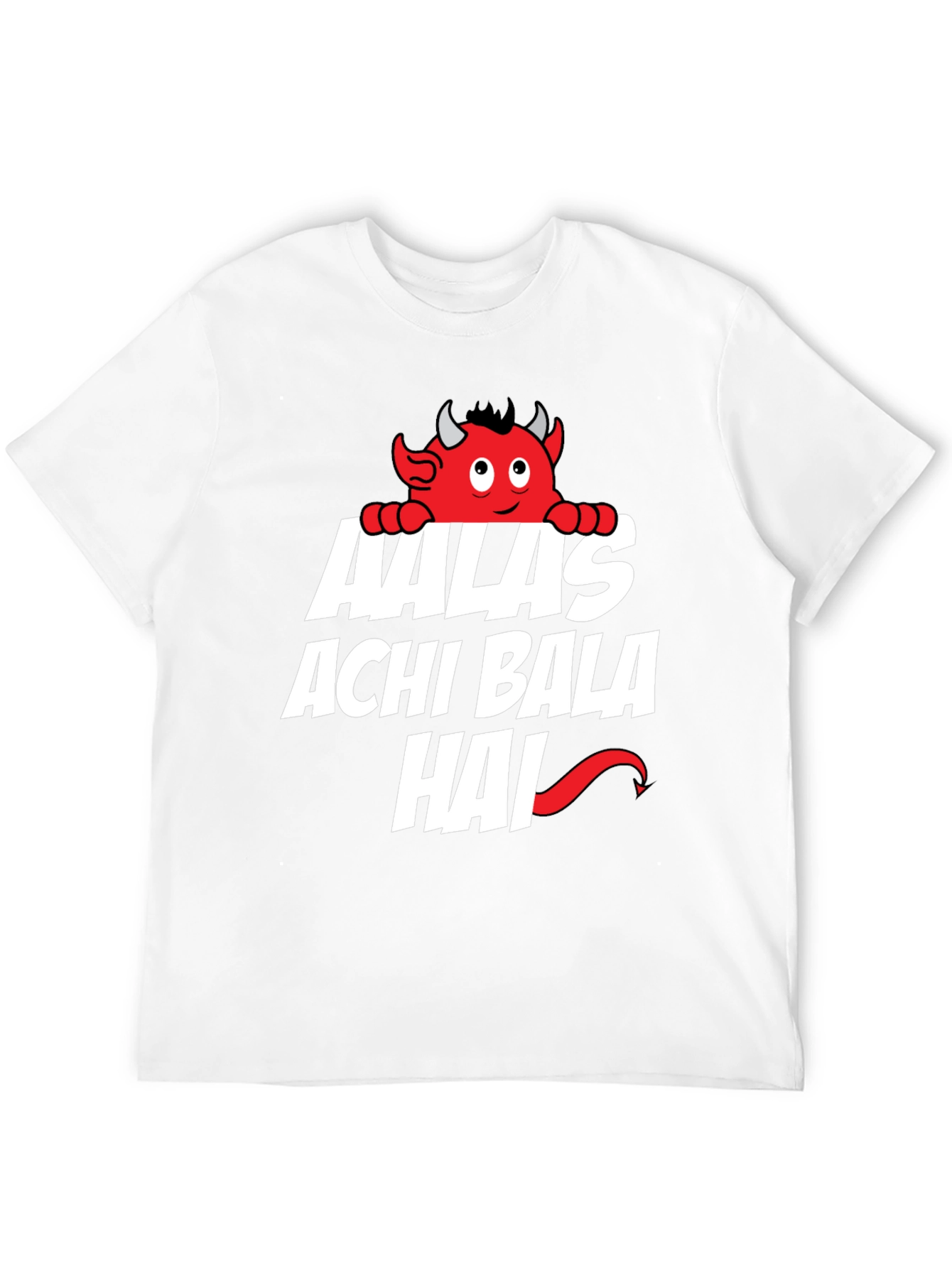 Black Aalas Achi Bala Hai Graphic Tee view 12