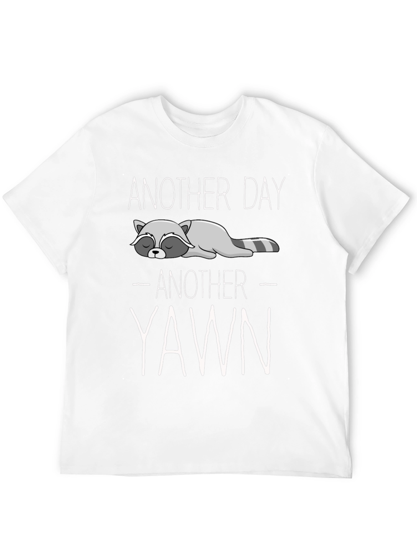 Black Another Day Another Yawn Graphic T-Shirt view 12