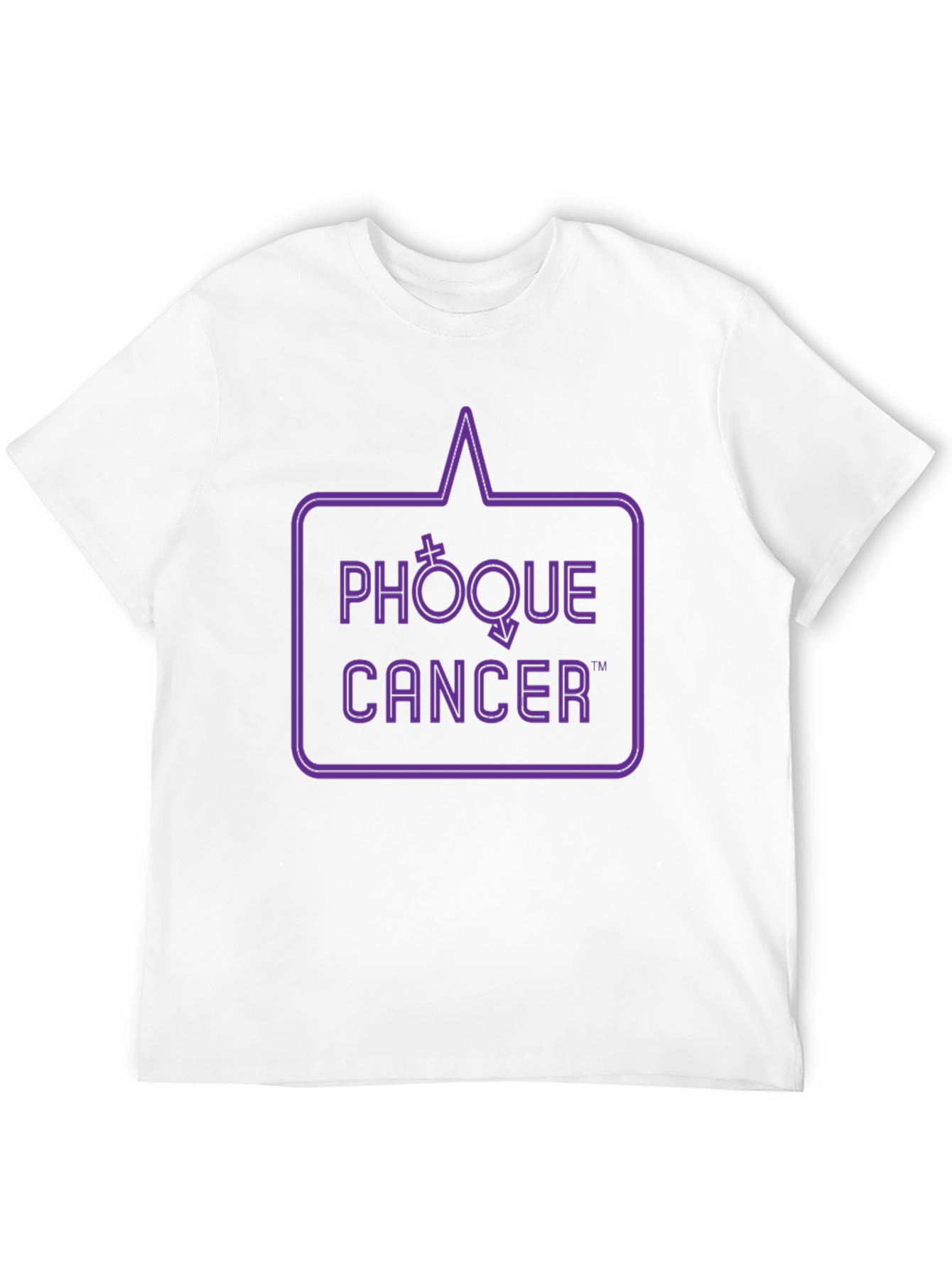 Black Phóque Cancer Graphic T-Shirt - Unisex Black Tee view 12