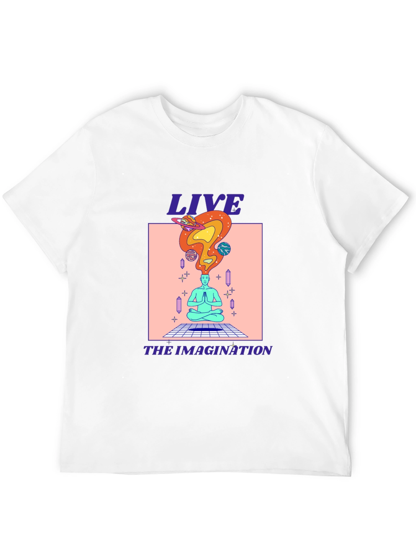 Black Live the Imagination Graphic Tee view 12