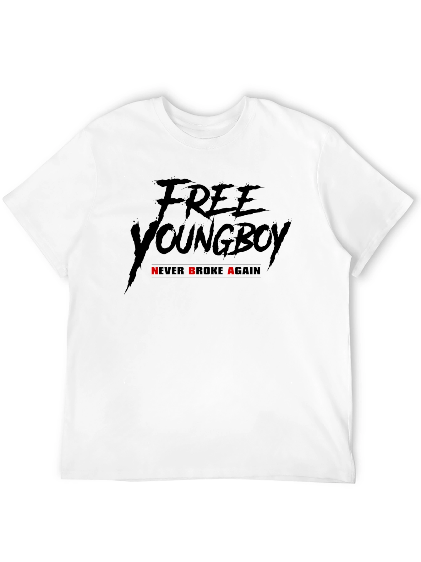 Black Free Youngboy Never Broke Again Black T-Shirt view 12