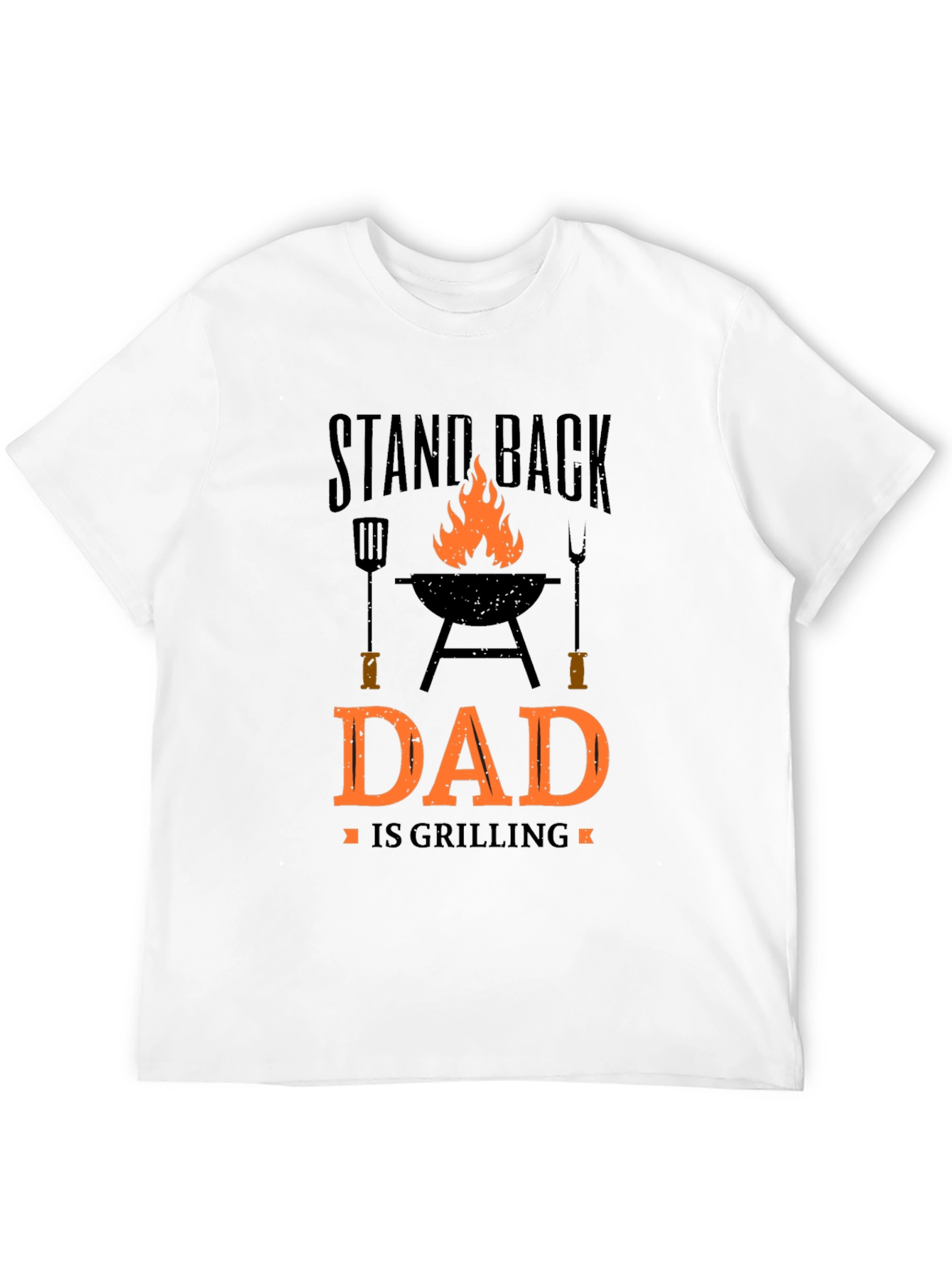 Black Dad Is Grilling T-Shirt, BBQ Master Tee view 12