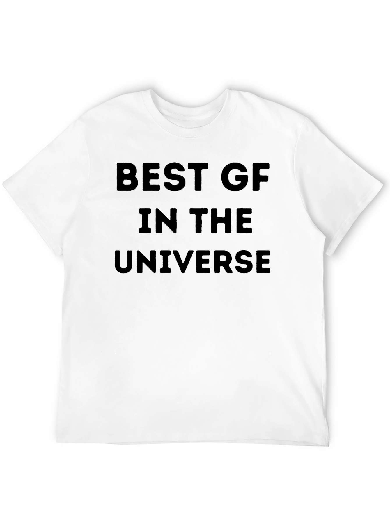 Best GF in the Universe Black T-Shirt - 12