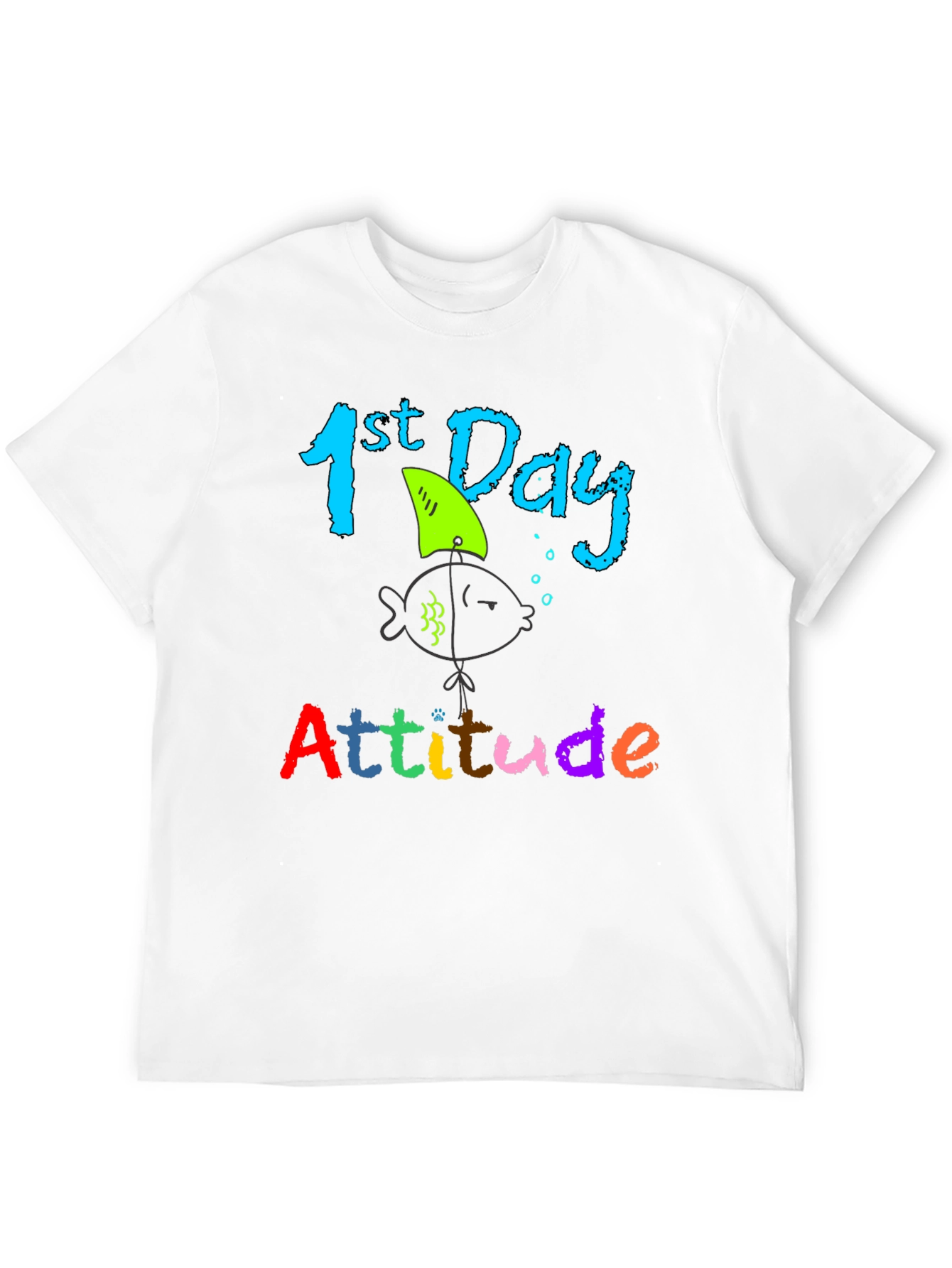 1st Day Attitude T-Shirt - Back to School - 12