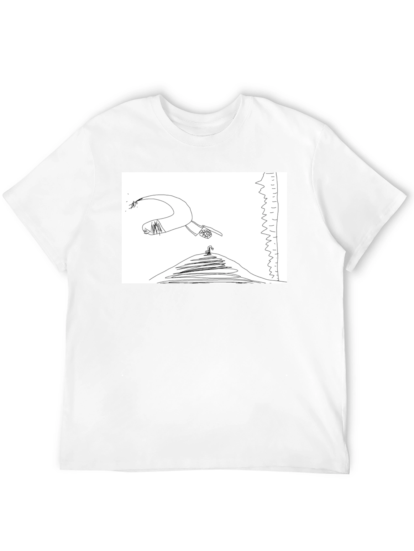 Black Surreal Graphic Tee - The Fall view 12