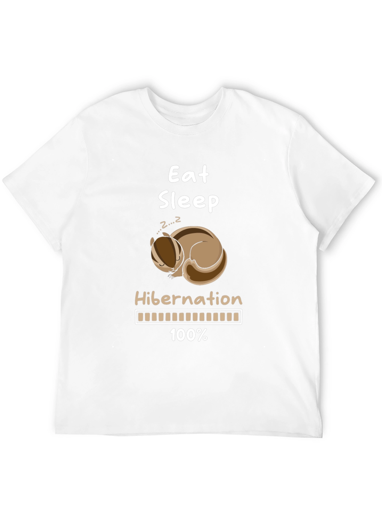 Black Eat Sleep Hibernation T-Shirt Funny Animal Lover Tee view 12