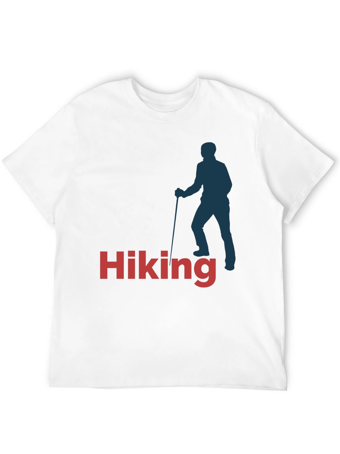 Black Hiking T-Shirt - Black Cotton Blend view 12