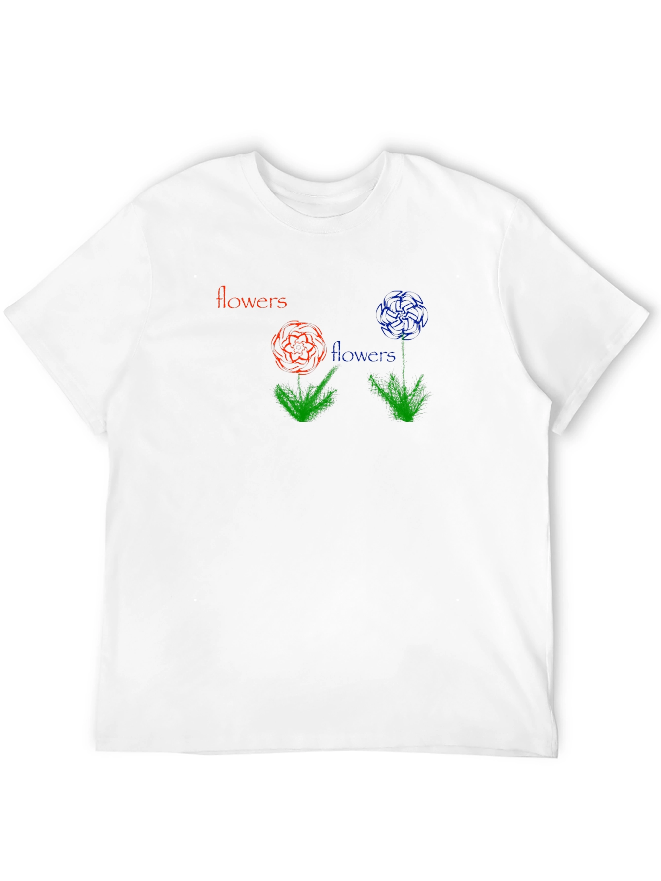 Black Flowers Graphic Print Black T-Shirt view 12