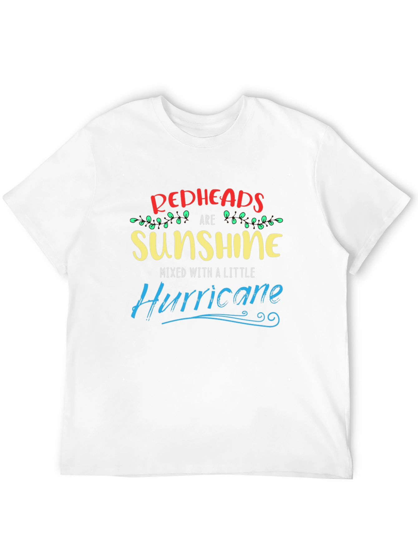Black Redhead Sunshine Hurricane Graphic Tee view 12