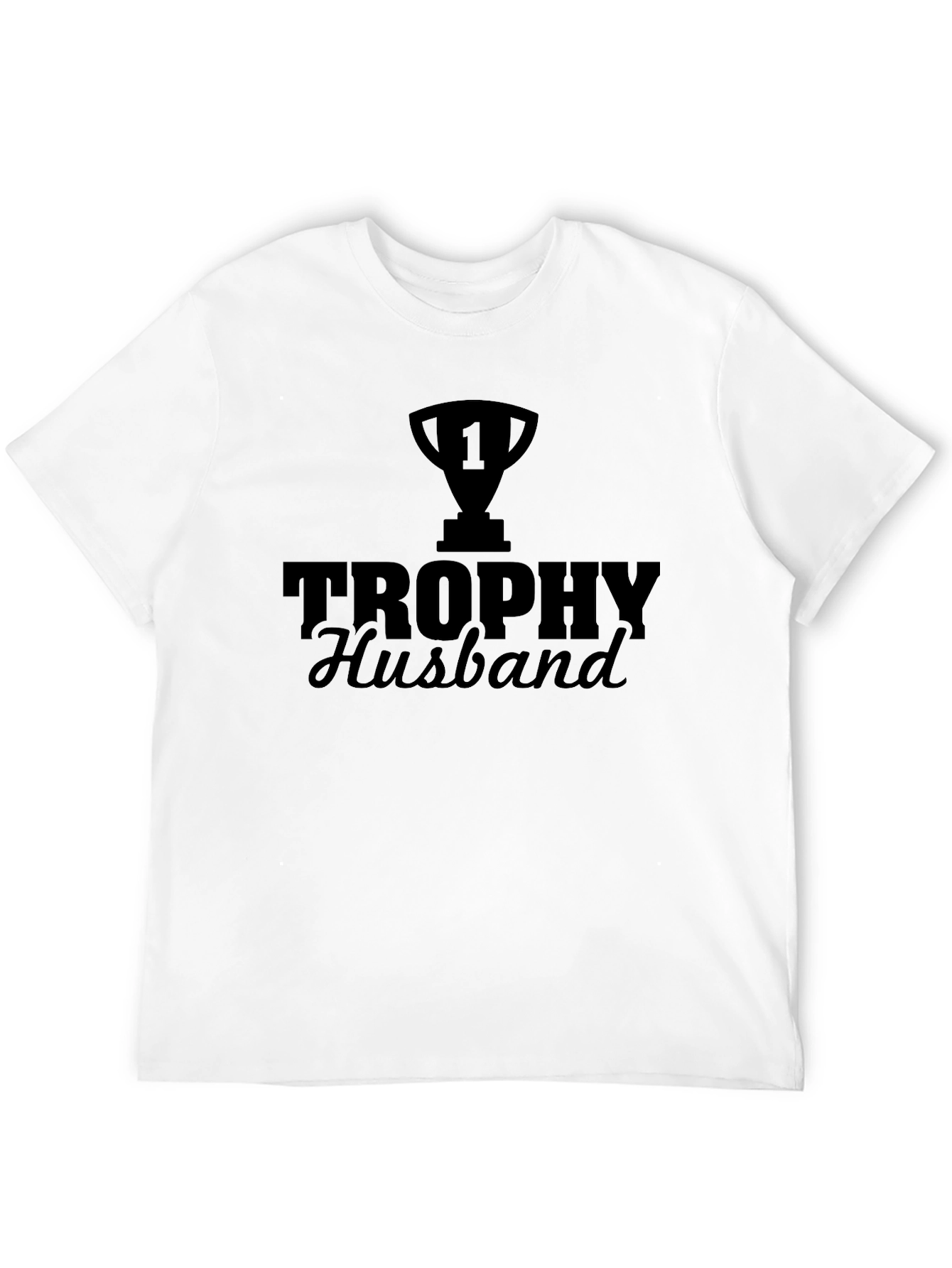 Black Trophy Husband Graphic Tee - Black view 12