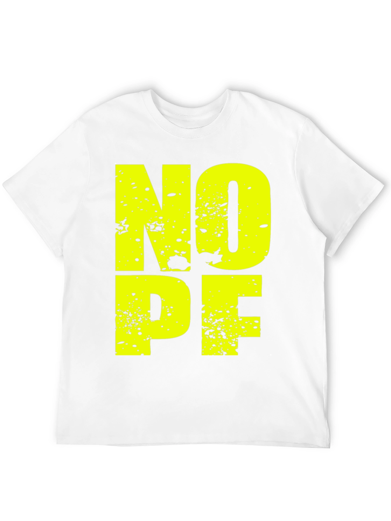 Black Nope T-Shirt - Funny Graphic Tee view 12