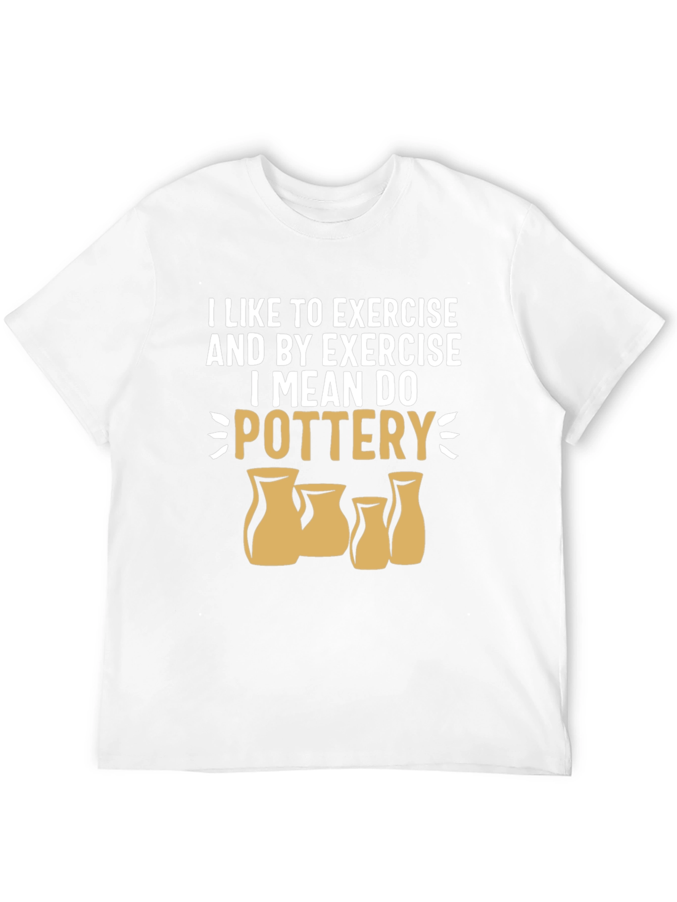 Black Pottery Exercise Graphic Tee - Black view 12