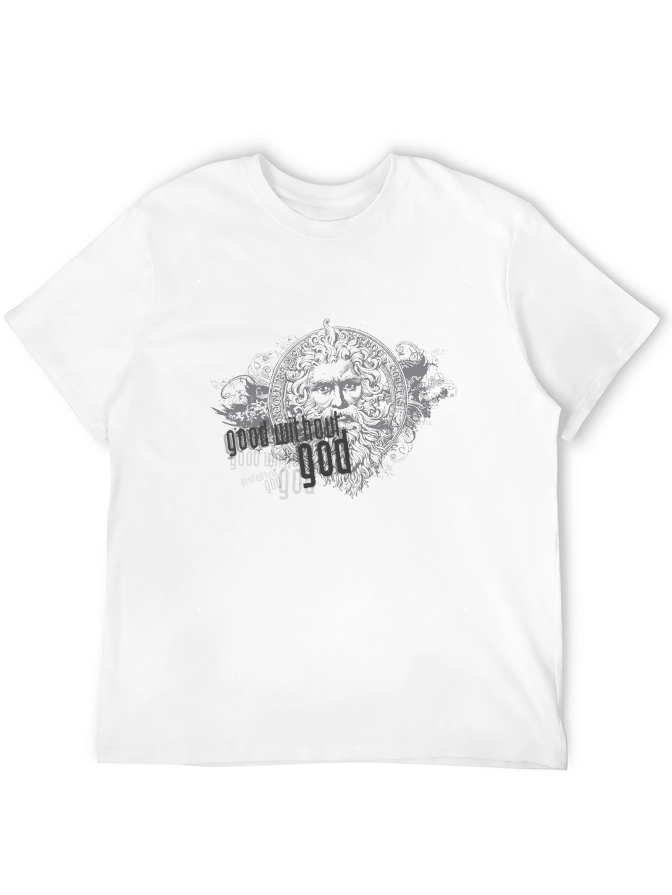 Black Good Without God Black Graphic Tee - Soft Cotton Blend view 12