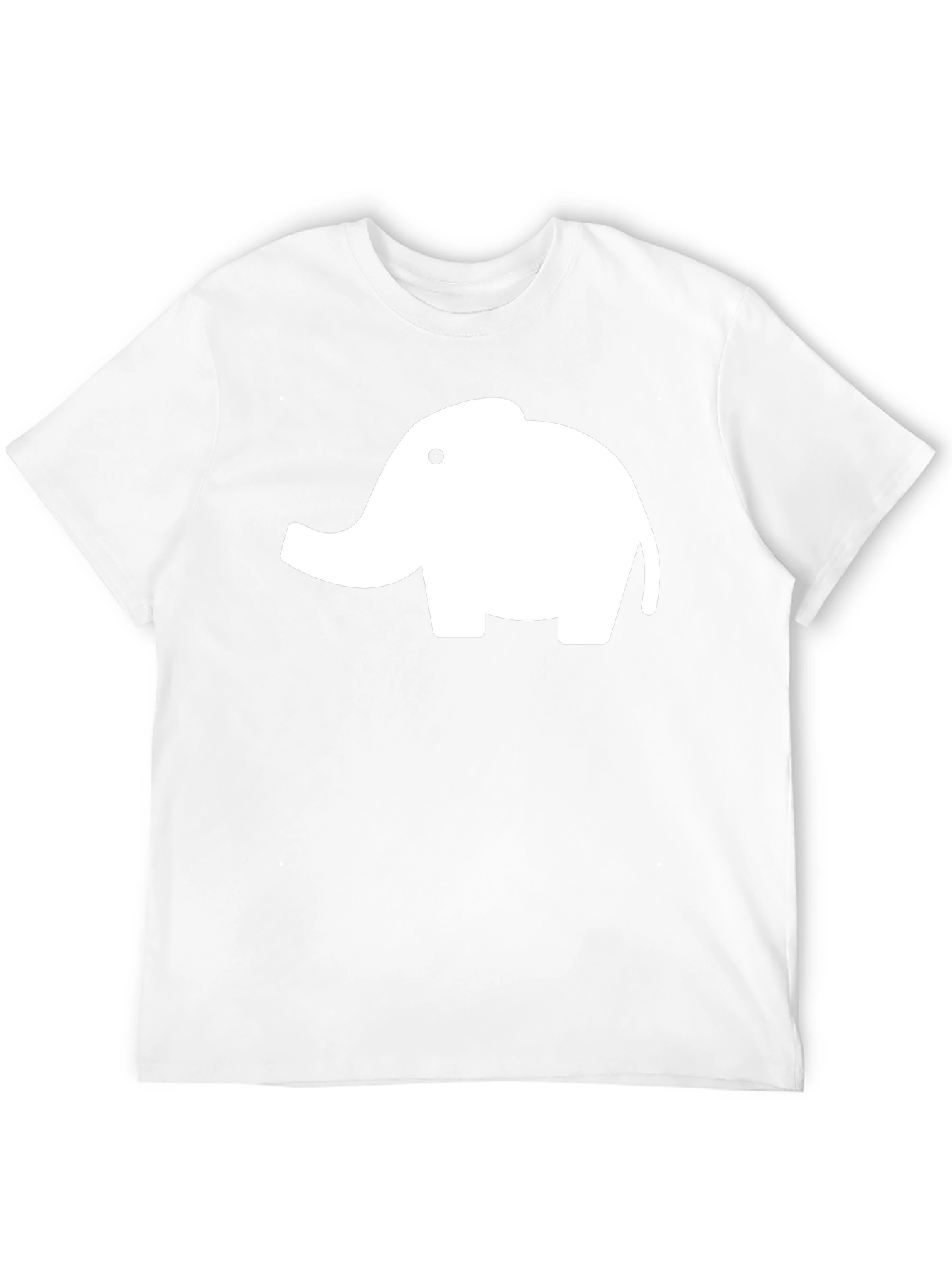 Black Elephant Graphic Tee - Black Cotton T-Shirt view 12