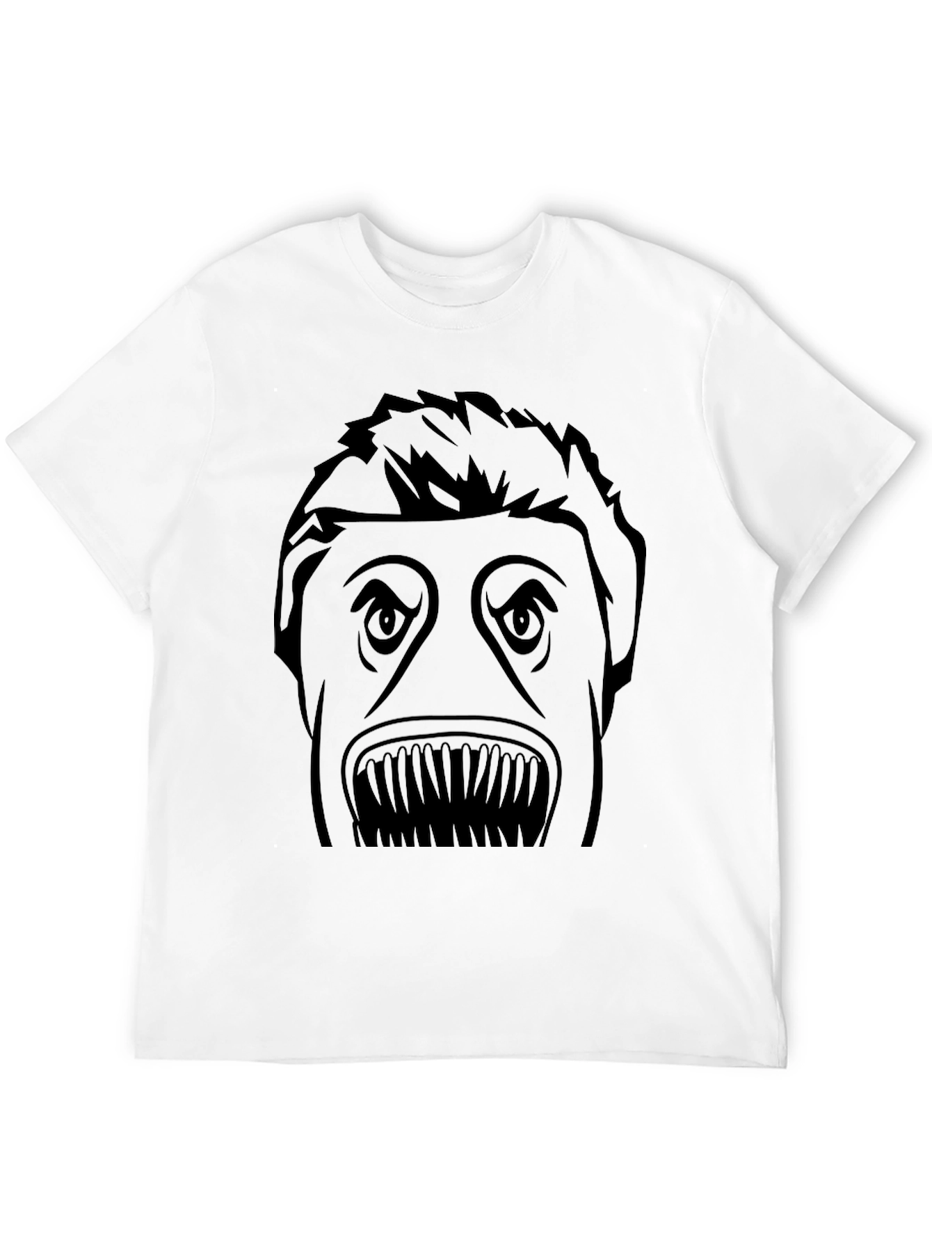 Black Monster Graphic Tee - Men's Black T-Shirt view 12