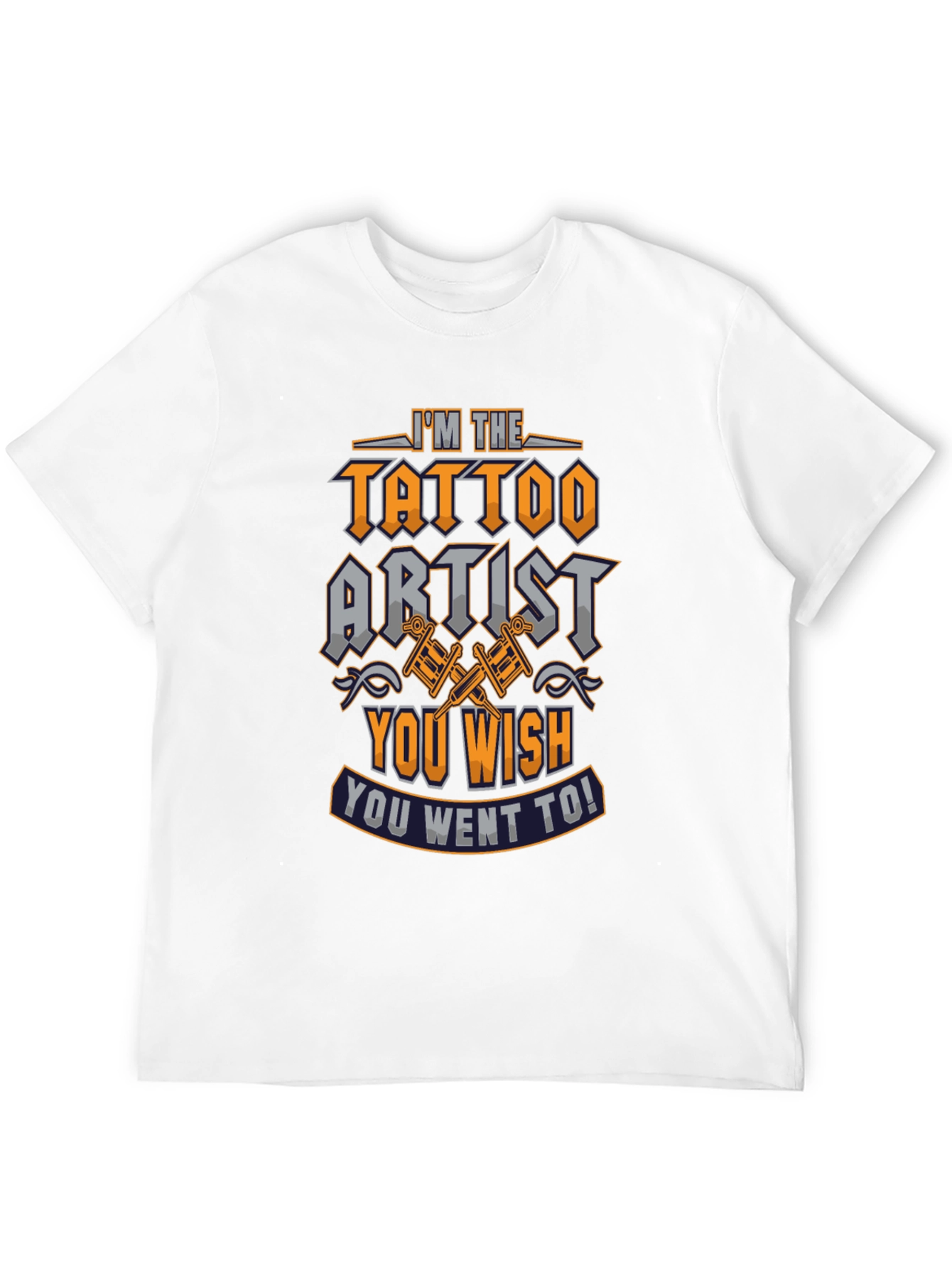Black Tattoo Artist Graphic T-Shirt - Men's Black Tee view 12