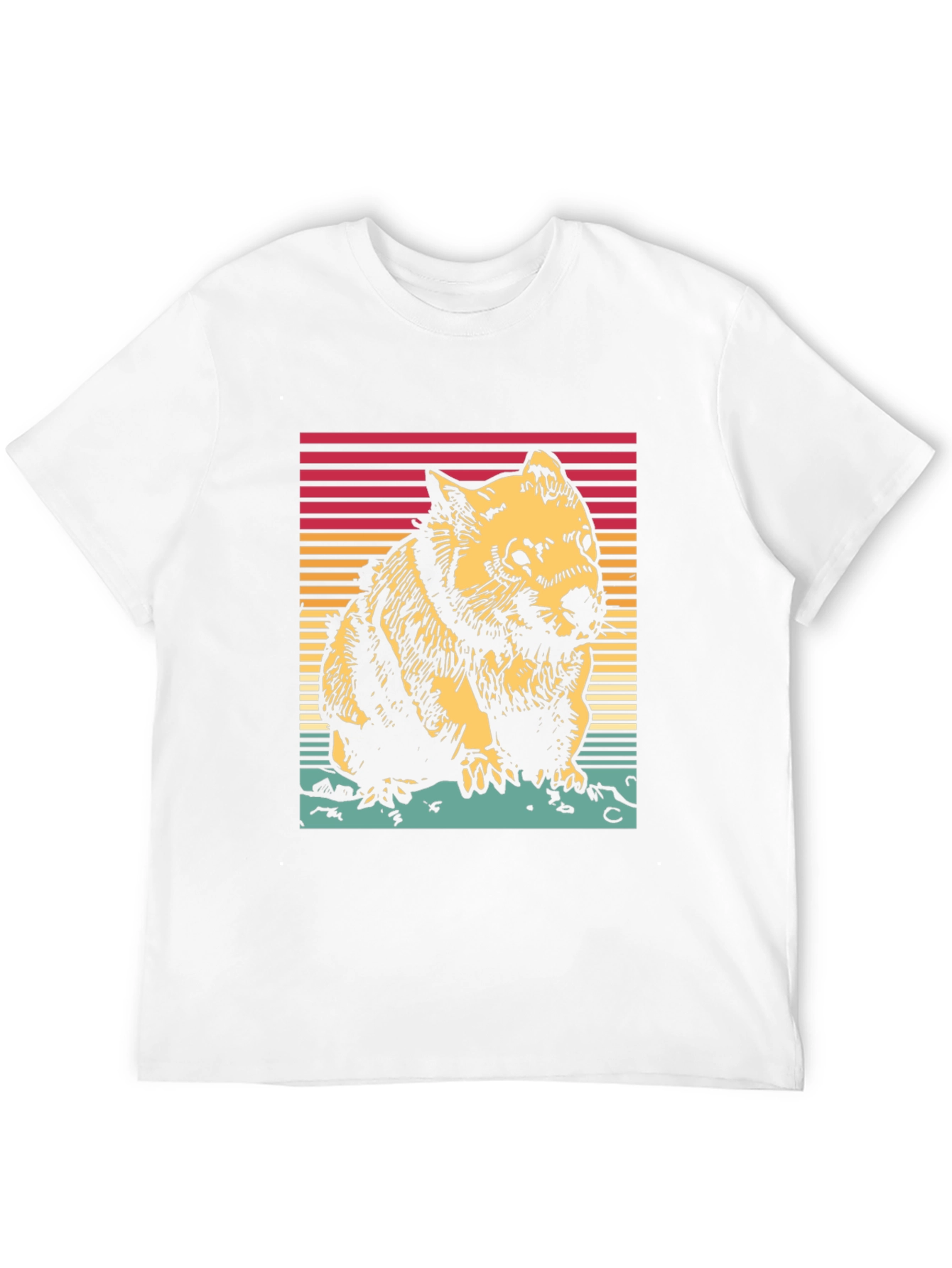 Black Retro Wombat T-Shirt - Classic Graphic Tee view 12