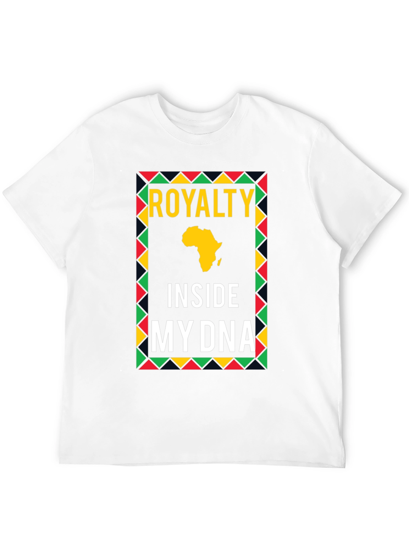 Black Royalty Inside My DNA Africa T-Shirt view 12