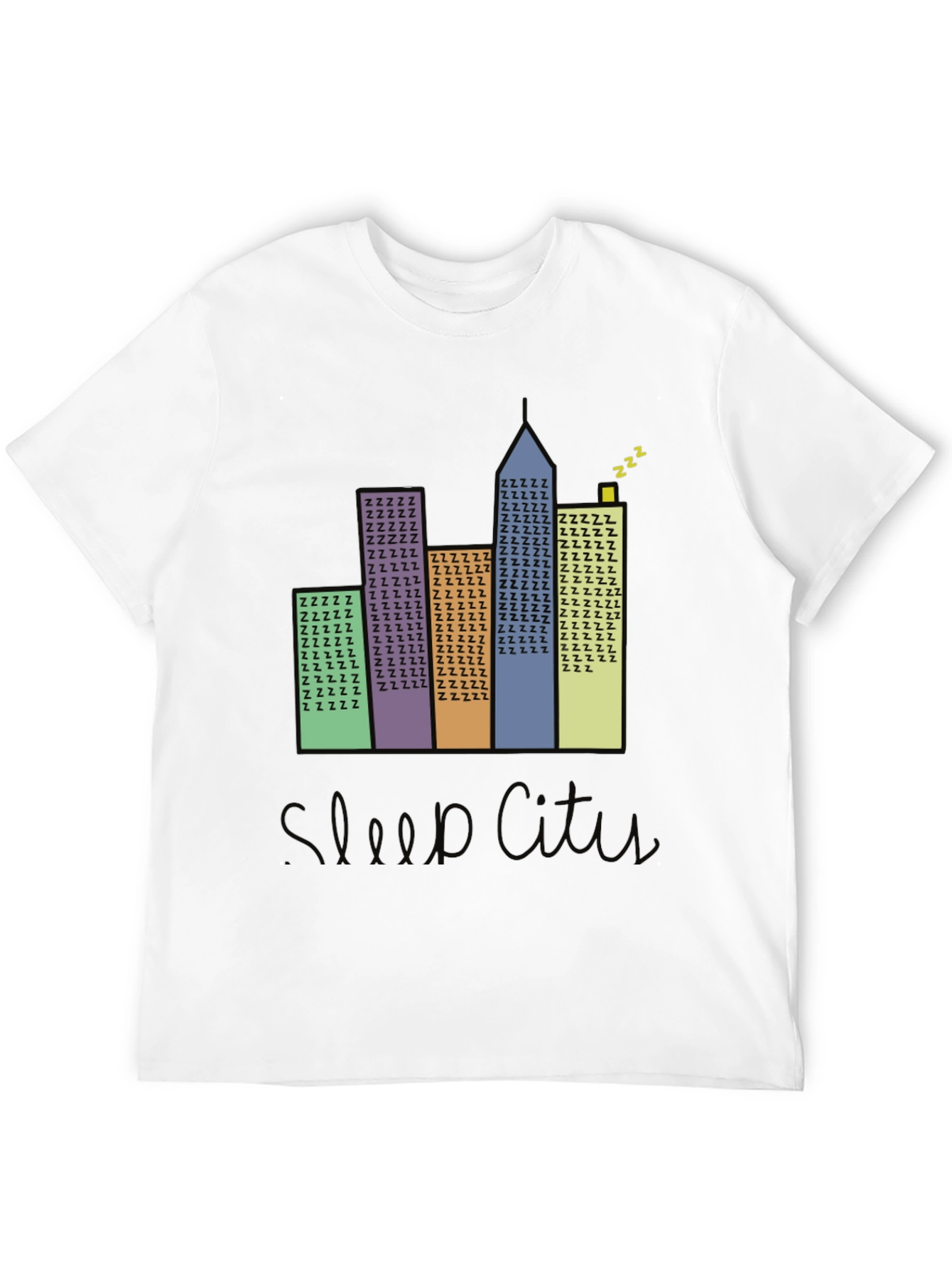 Black Sleep City T-Shirt - Urban Dreams view 12