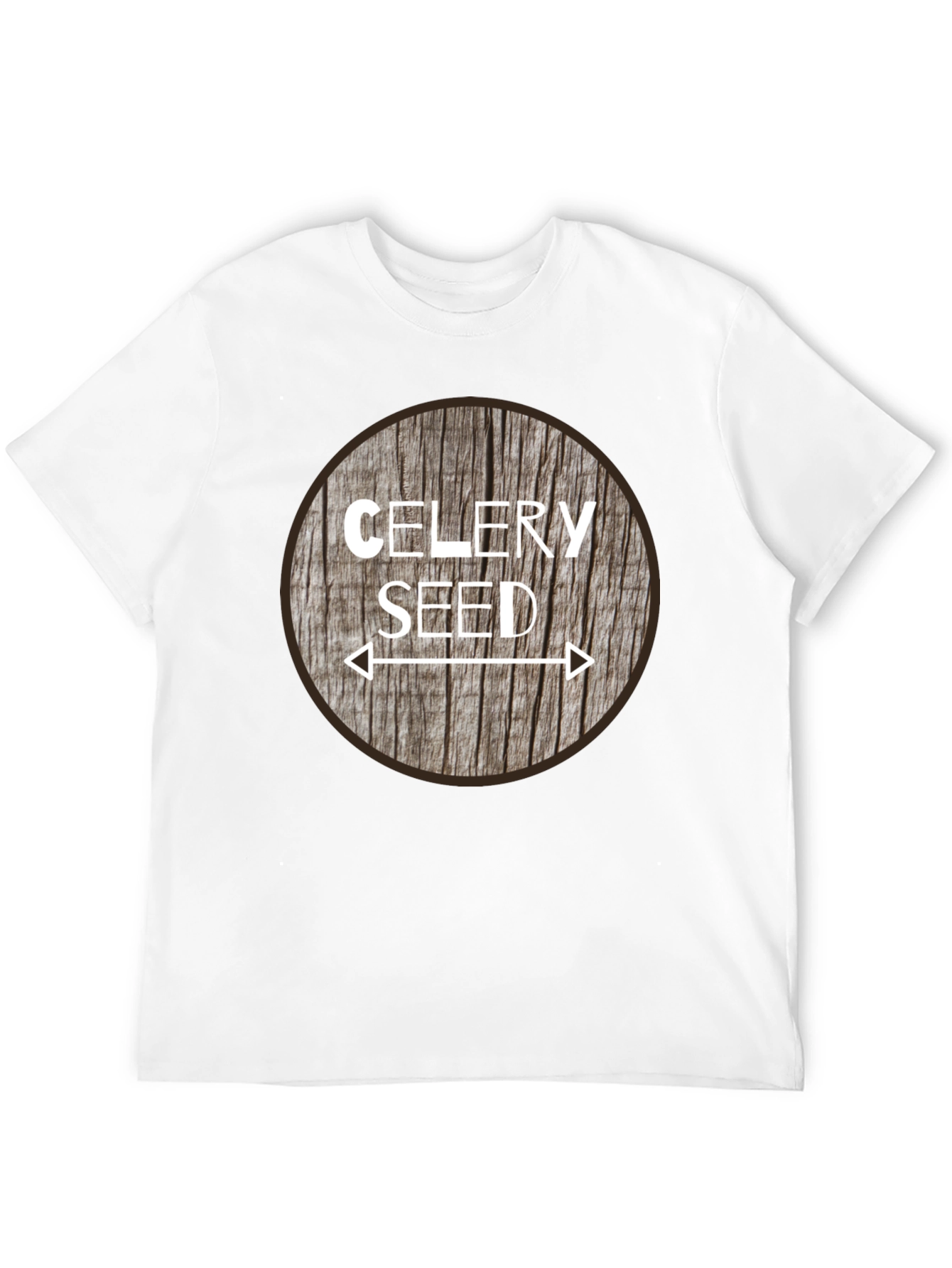 Black Celery Seed Graphic Tee - Unisex Black T-Shirt view 12