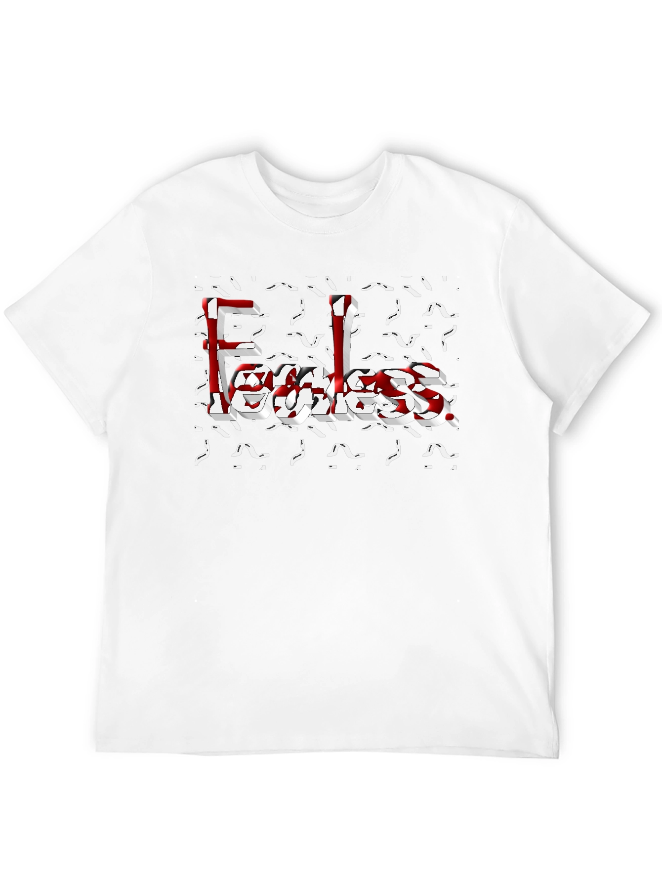 Black Fearless Graphic T-Shirt - Stylish Cotton Blend view 12