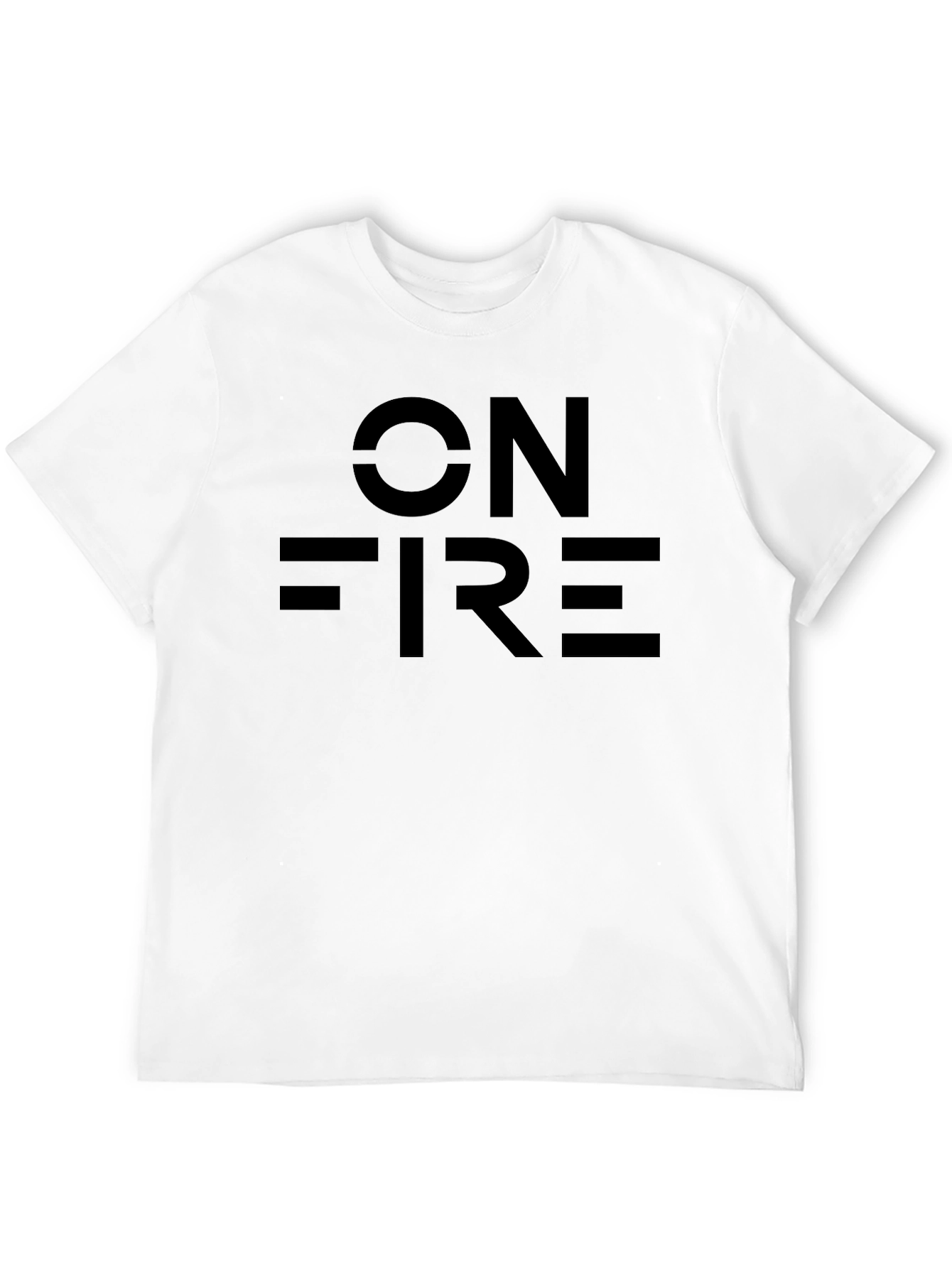 Black On Fire Graphic Tee - Black view 12