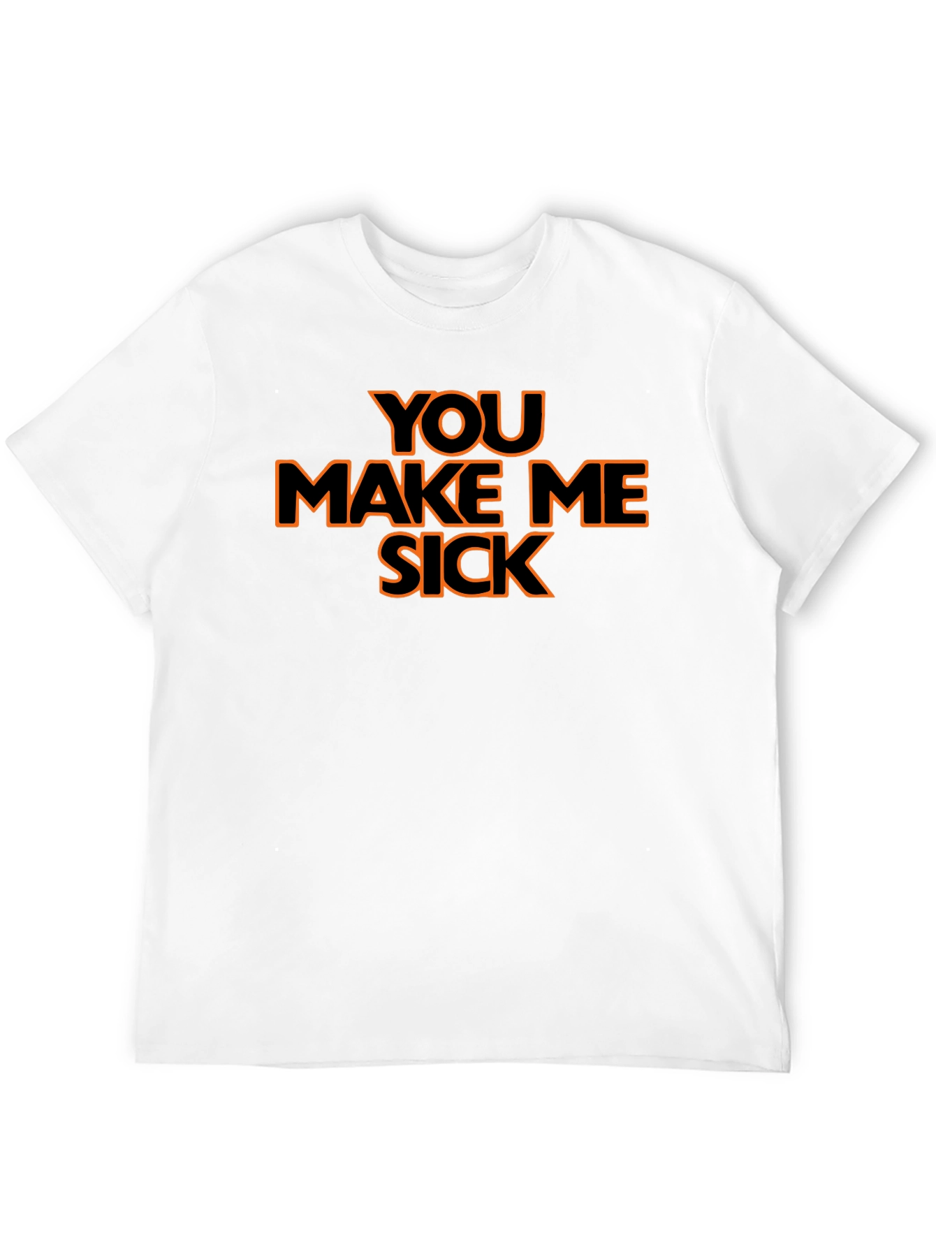 Black You Make Me Sick Graphic Tee - Unisex view 12