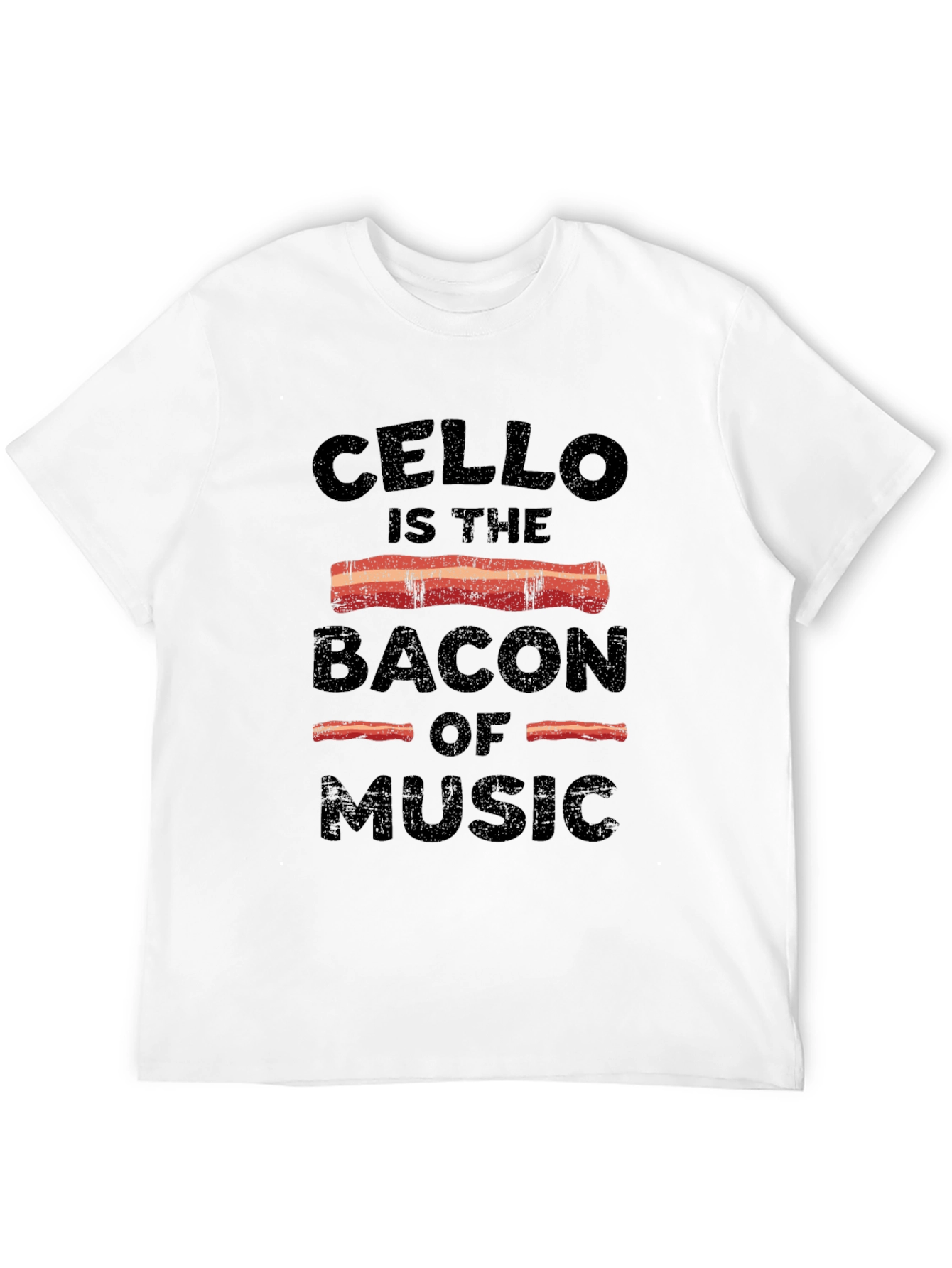 Cello Bacon of Music T-Shirt - Music Lover's Tee - 12