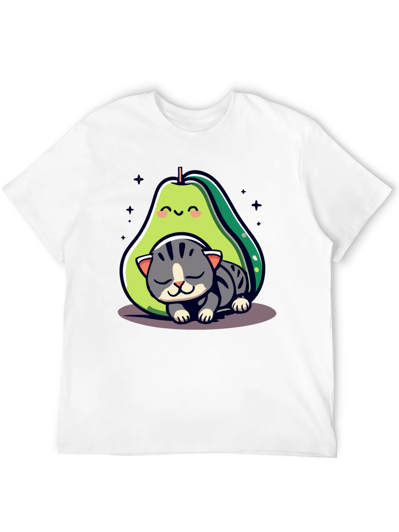 Black Avocado Cat Nap Graphic Tee - Cute & Comfy view 12