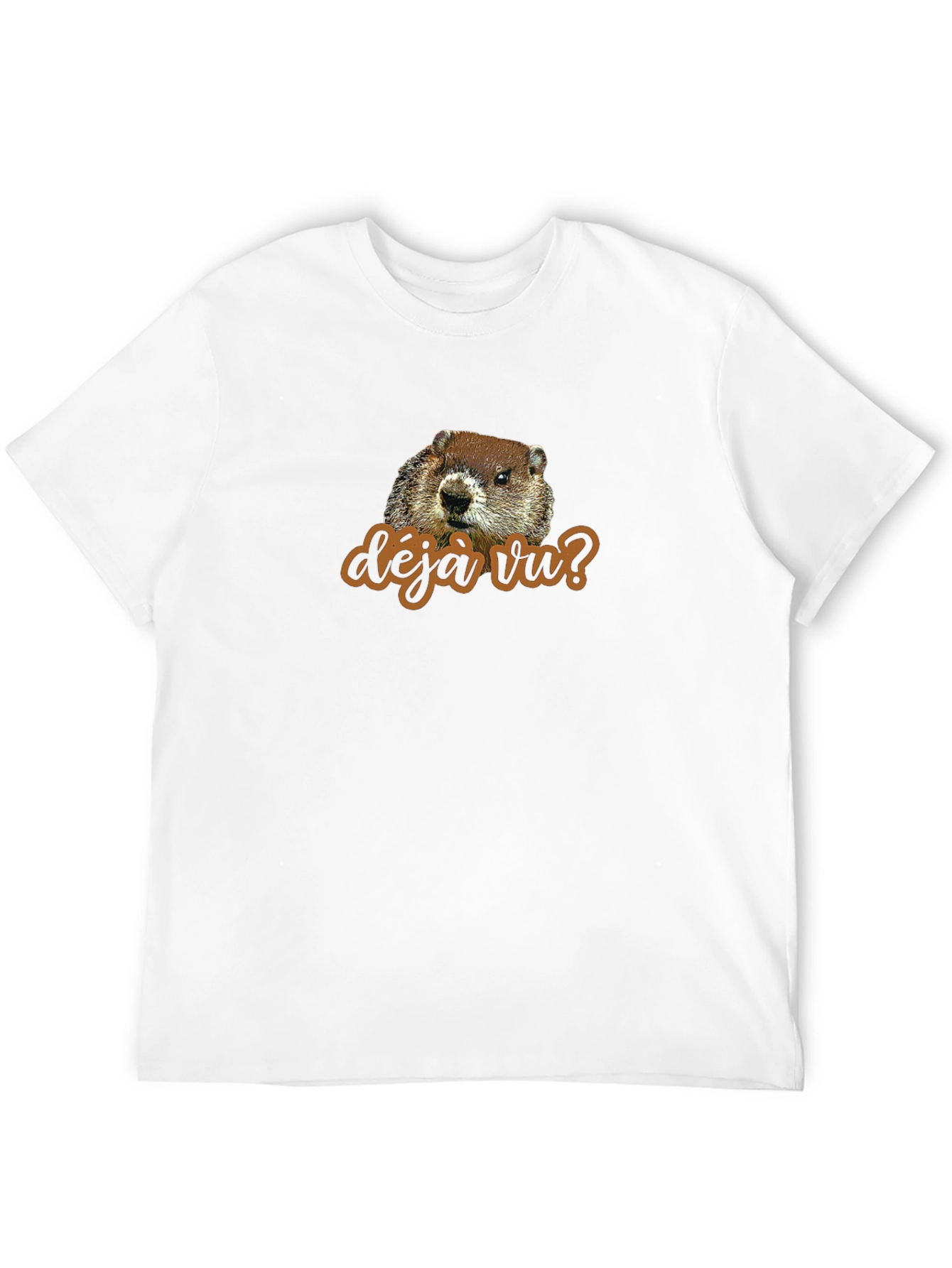 Black Deja Vu Groundhog T-Shirt view 12