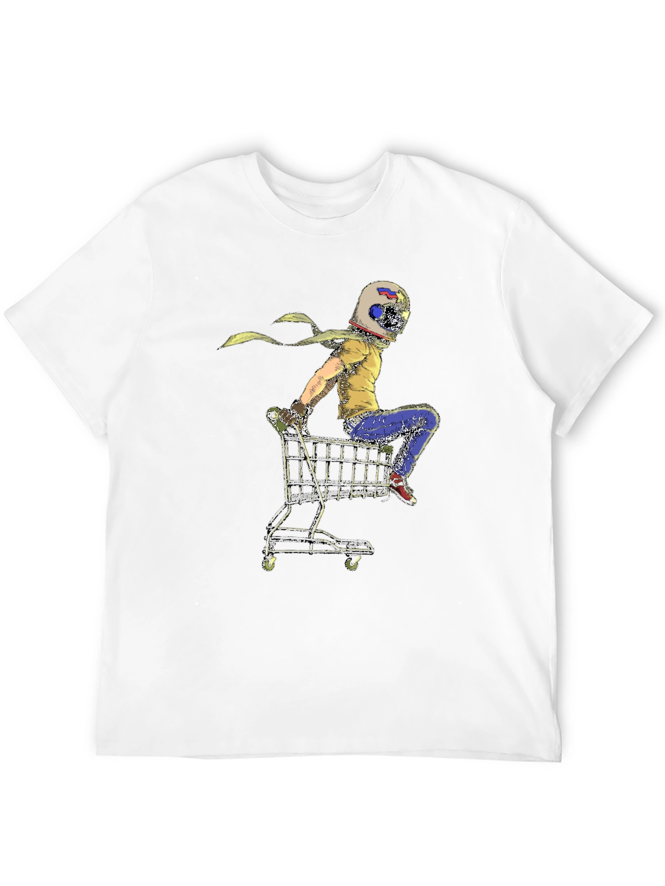 Helmet Rider Shopping Cart T-Shirt - 12