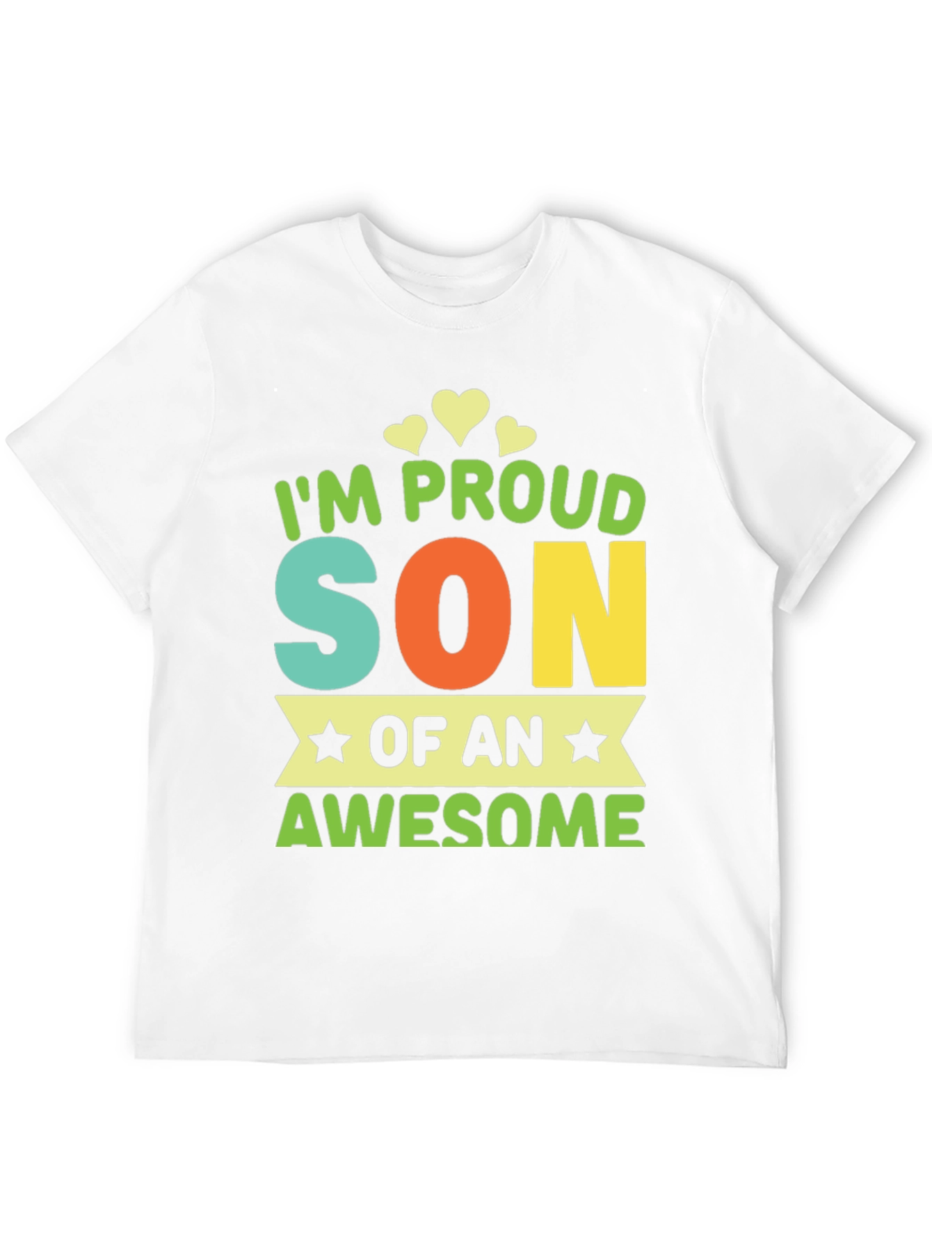 Black Proud Son T-Shirt - Awesome Parent Gift view 12
