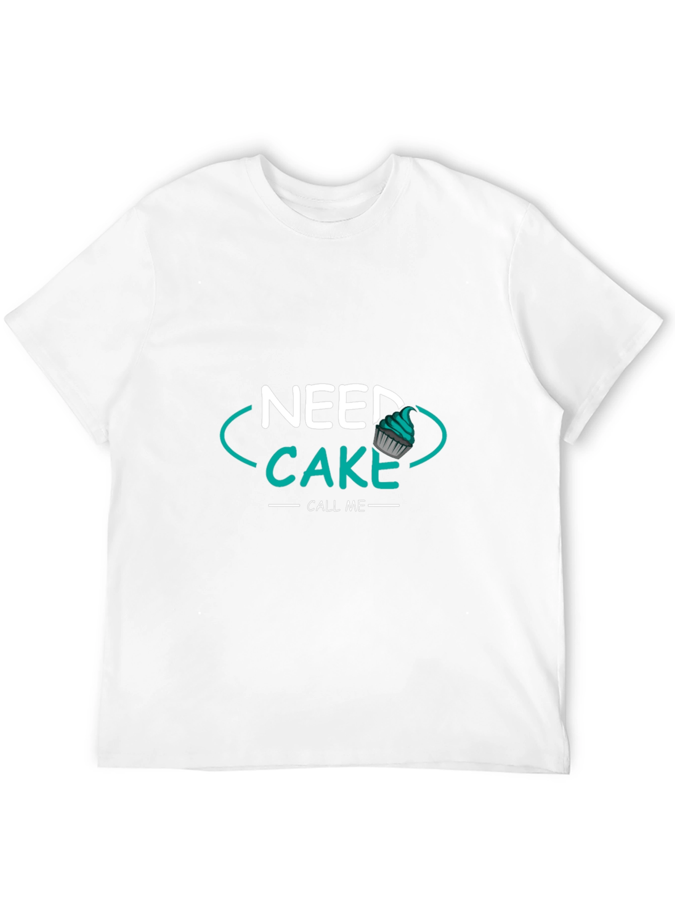 Black Need Cake Call Me T-Shirt - Funny Dessert Lover Tee view 12
