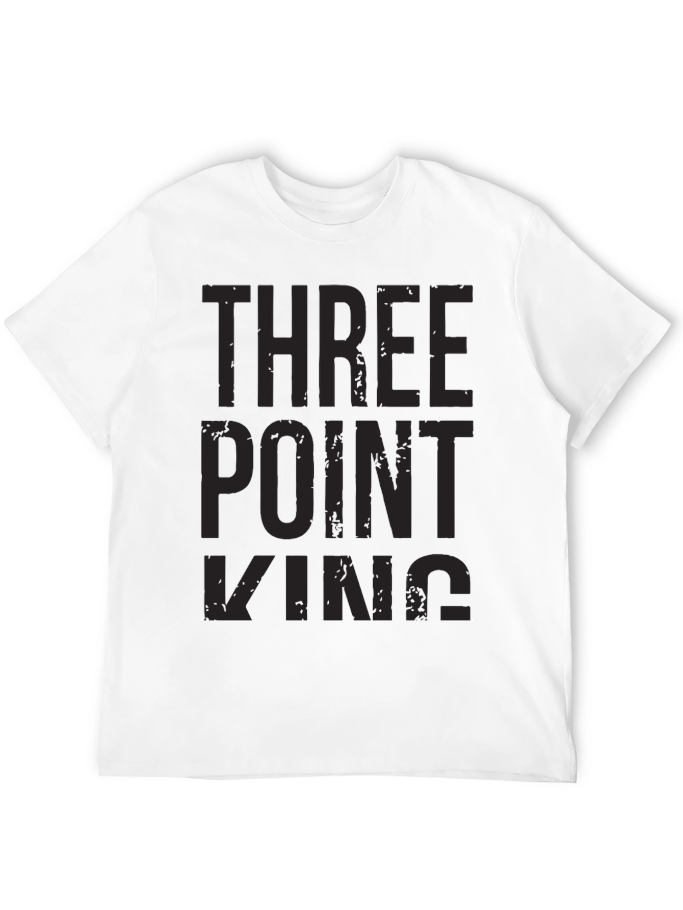 Black Three Point King Black T-Shirt view 12