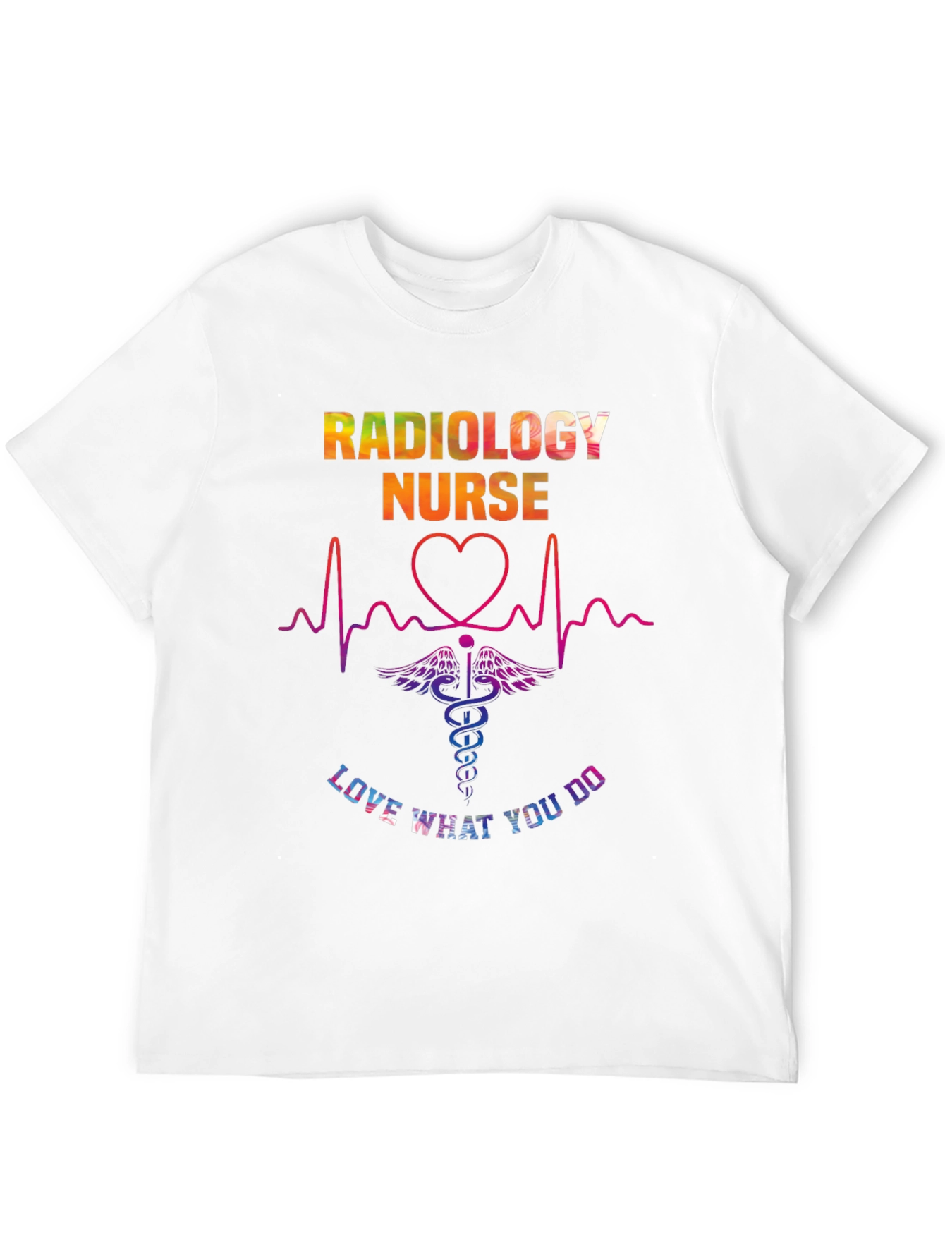 Black Radiology Nurse Graphic T-Shirt - Love What You Do view 12