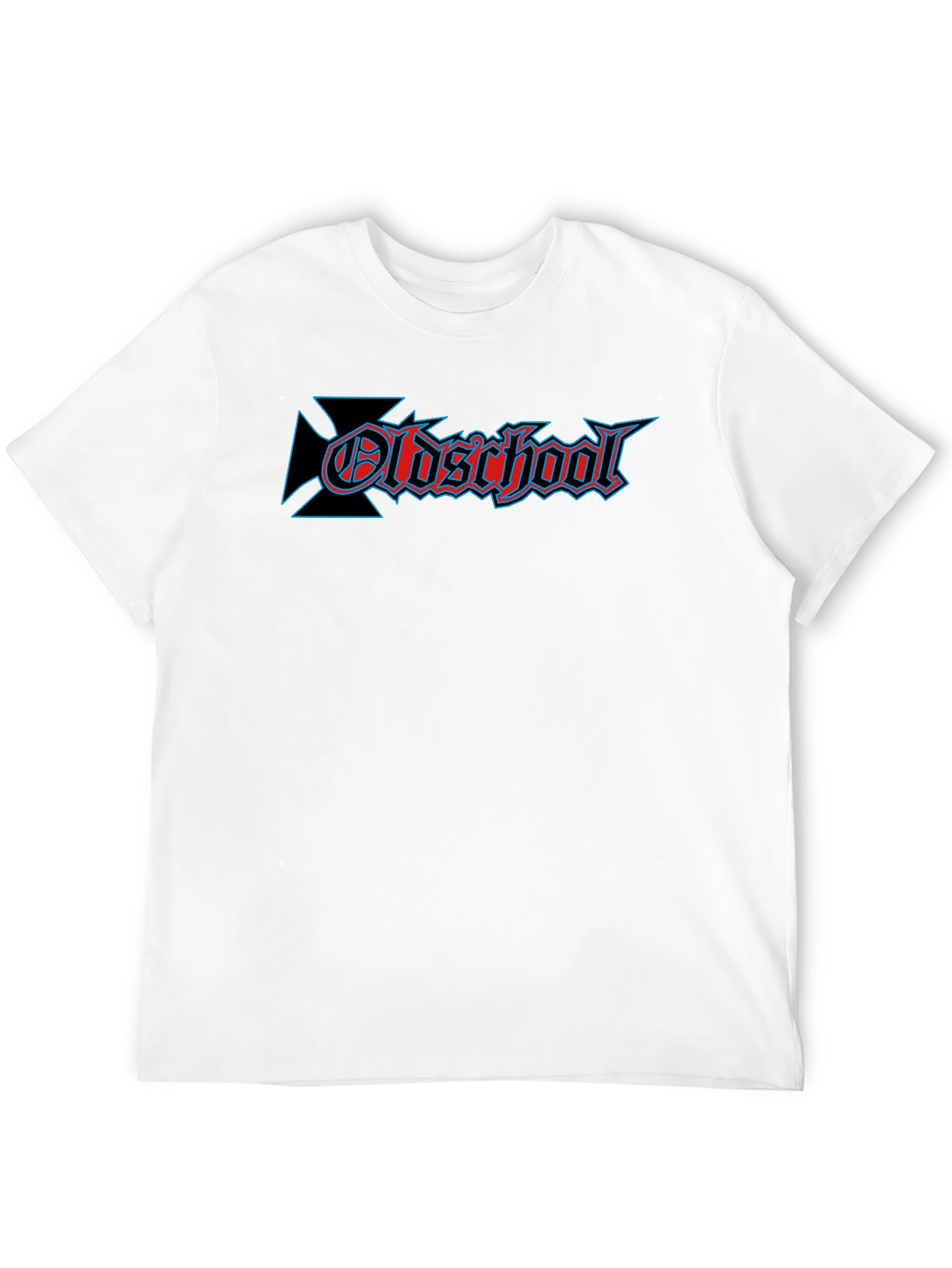 Black Oldschool Graphic Print Black T-Shirt view 12