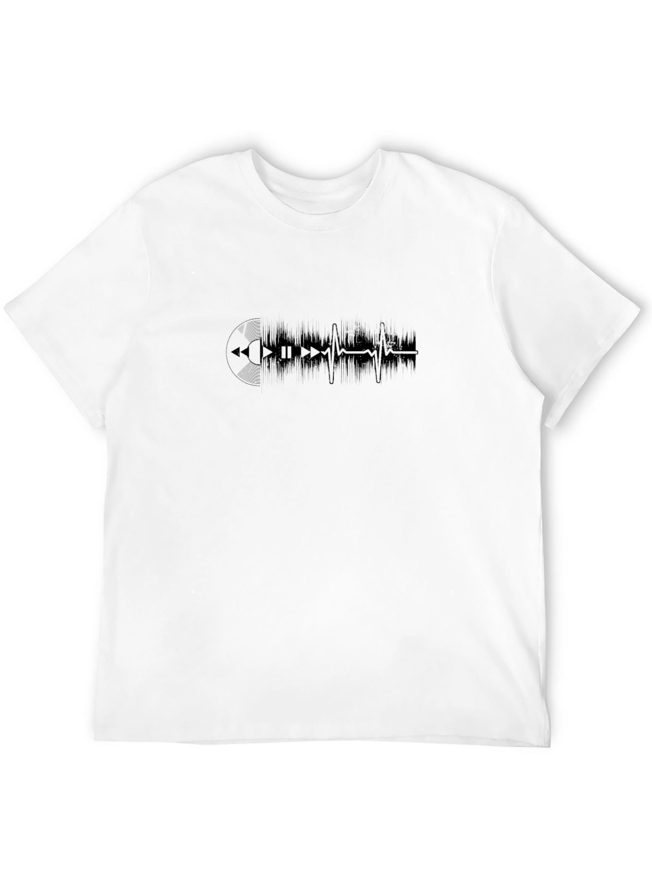 Black Music Heartbeat T-Shirt view 12
