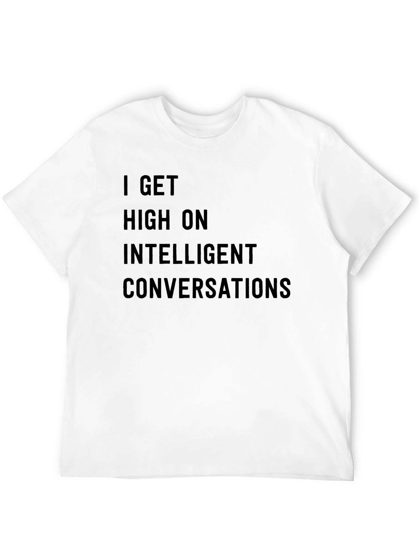 Black Intelligent Conversations Graphic Tee view 12