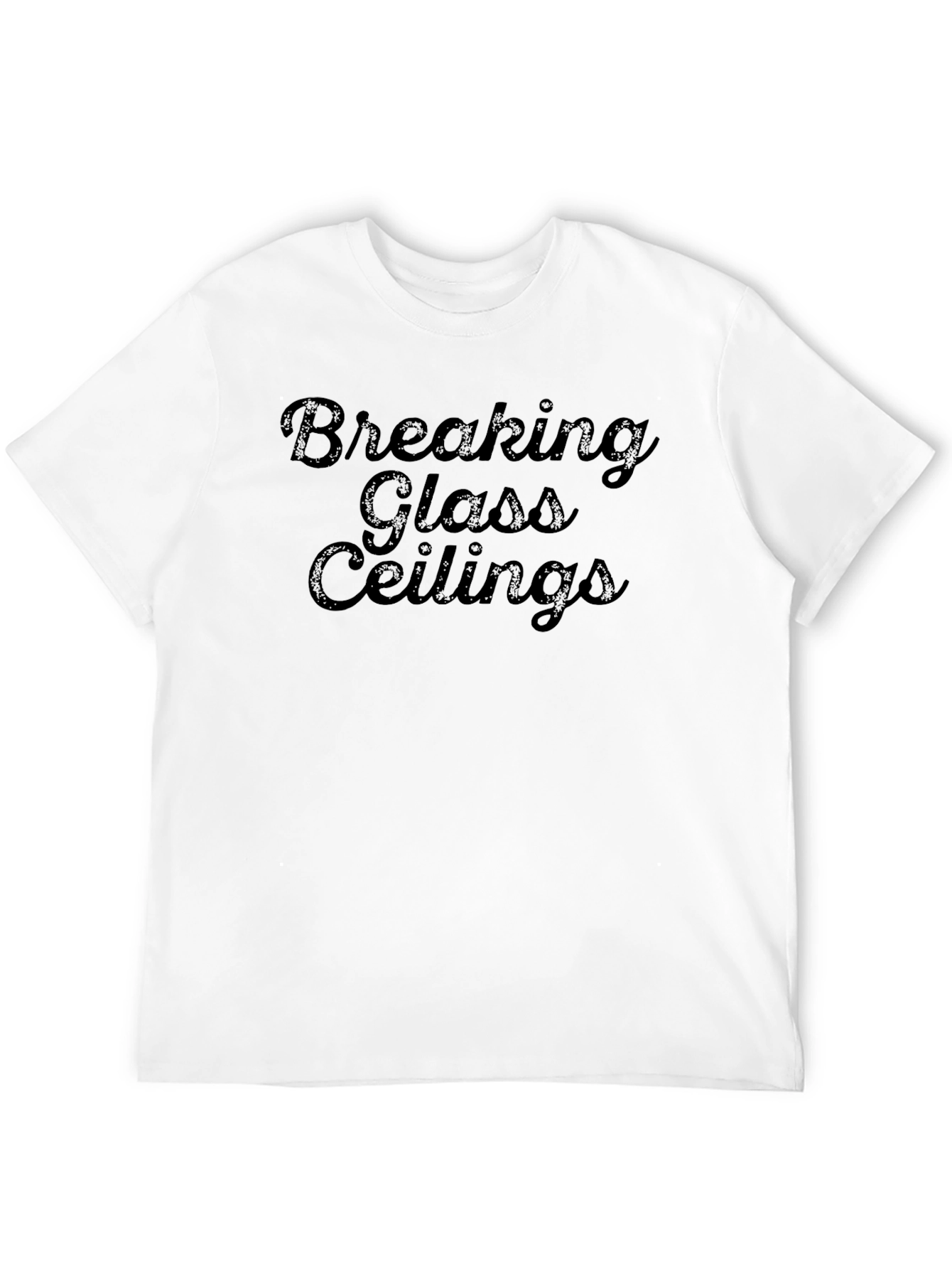 Black Breaking Glass Ceilings Graphic Tee - Black view 12