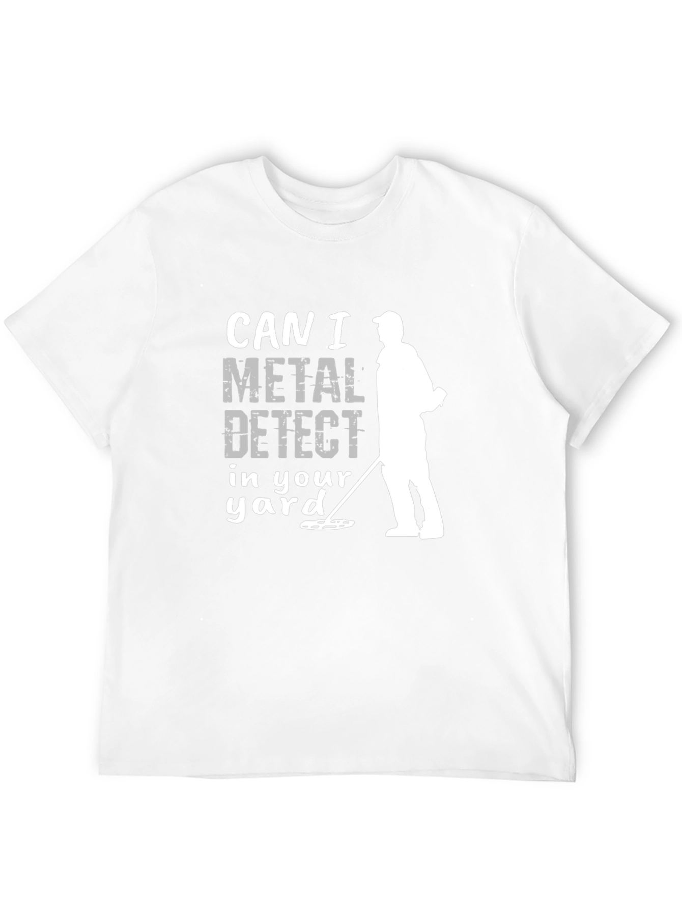 Black Metal Detecting T-Shirt, Can I Detect? view 12