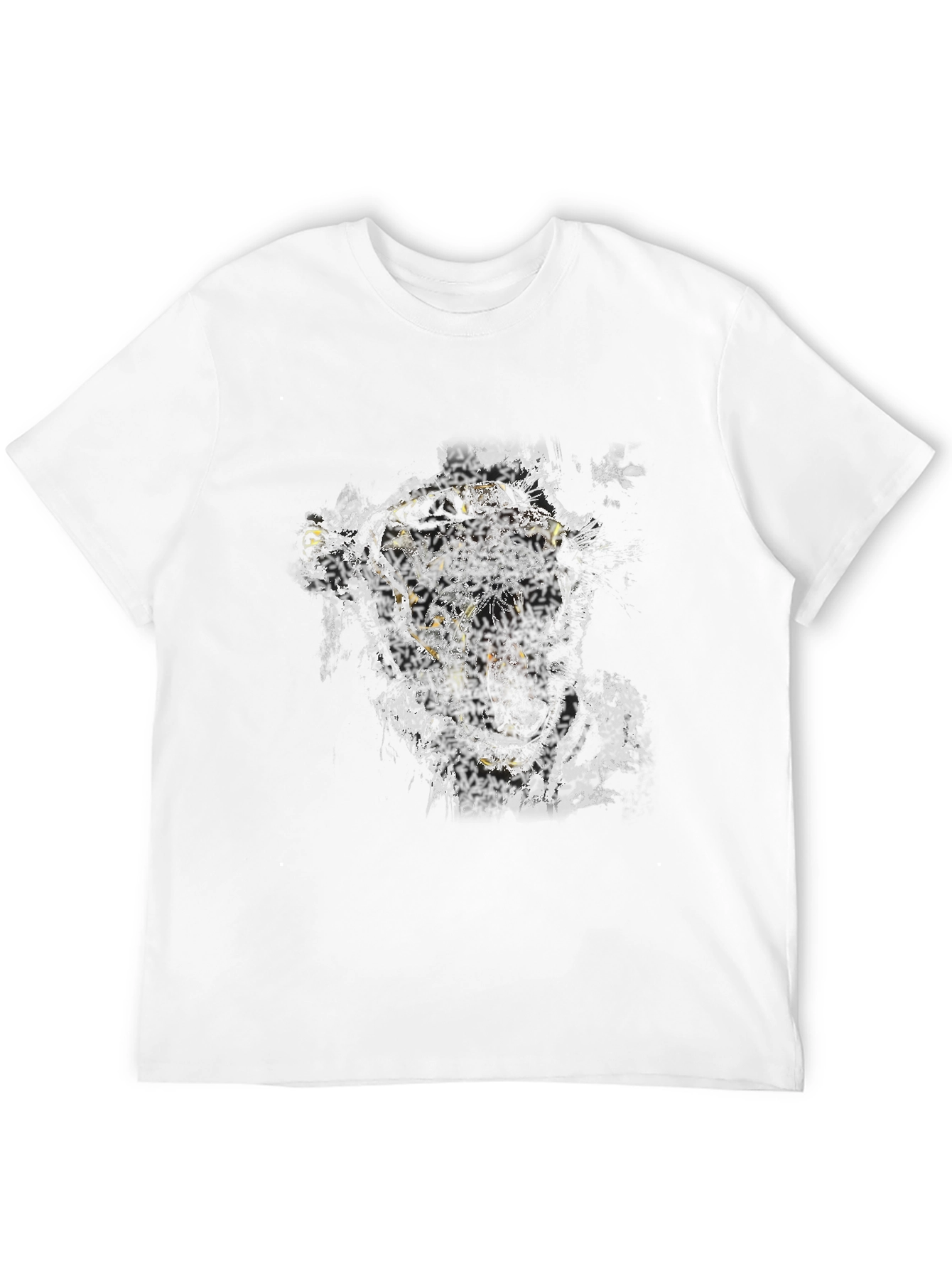 Black Tiger Graphic Black T-Shirt - Bold Animal Print Tee view 12