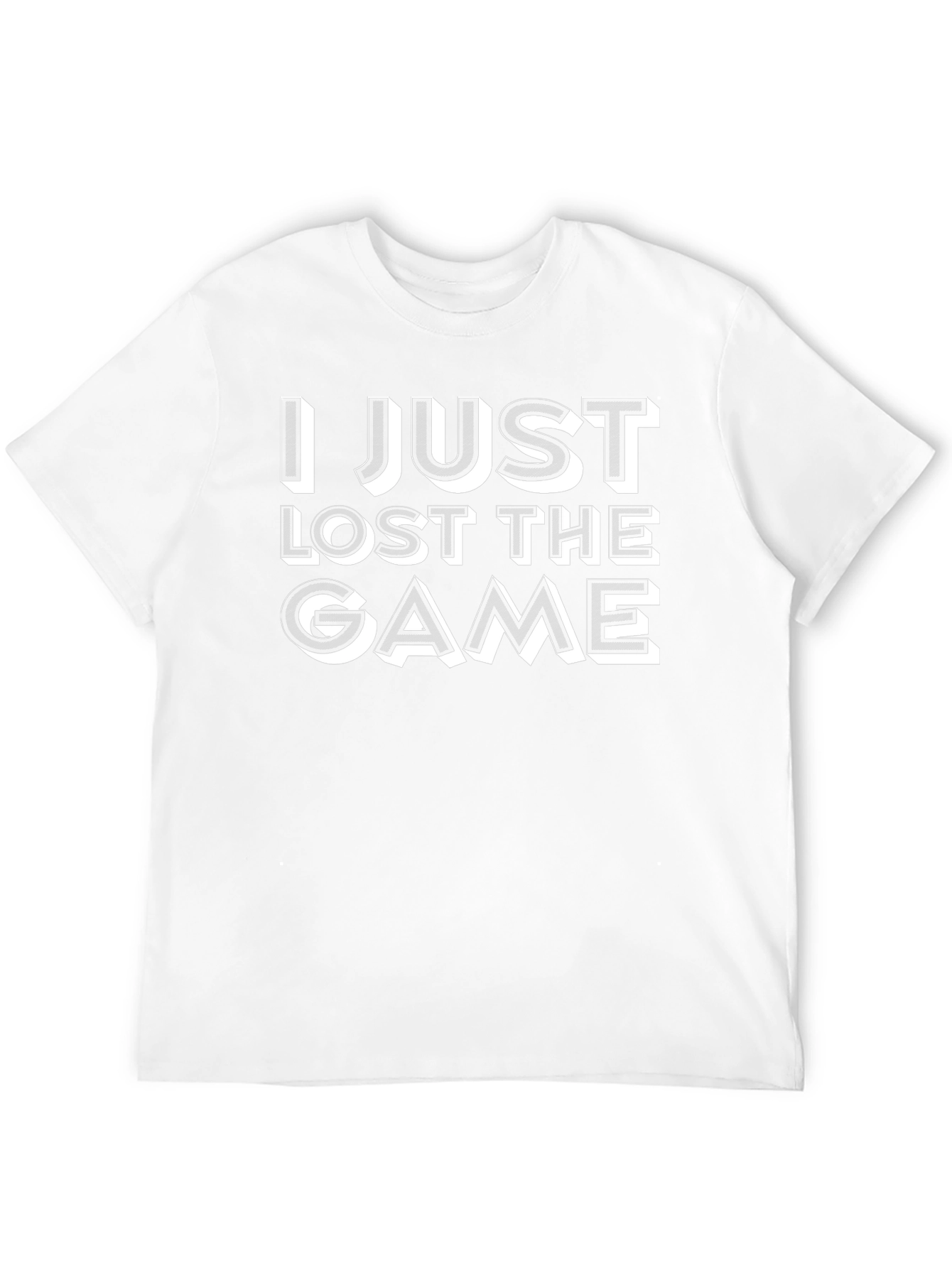 Black I Just Lost The Game T-Shirt view 12
