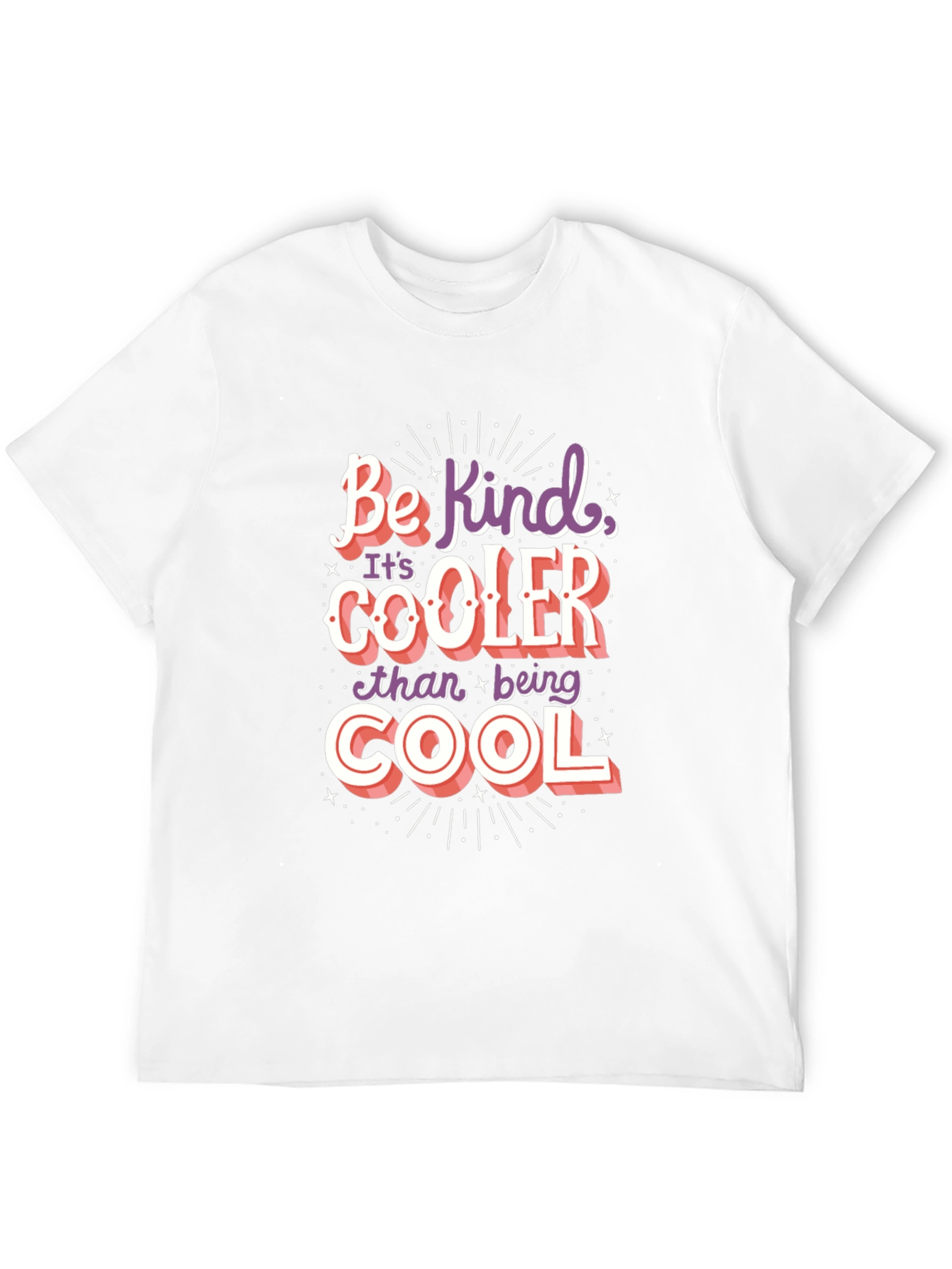 Black Be Kind Cool Graphic Tee view 12