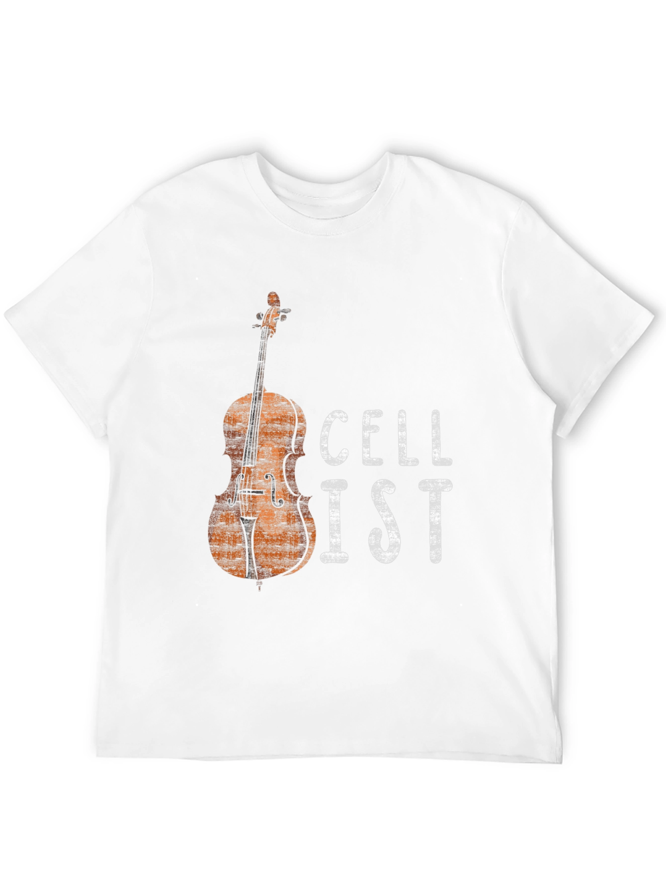 Black Cellist Graphic Tee - Musician T-Shirt view 12