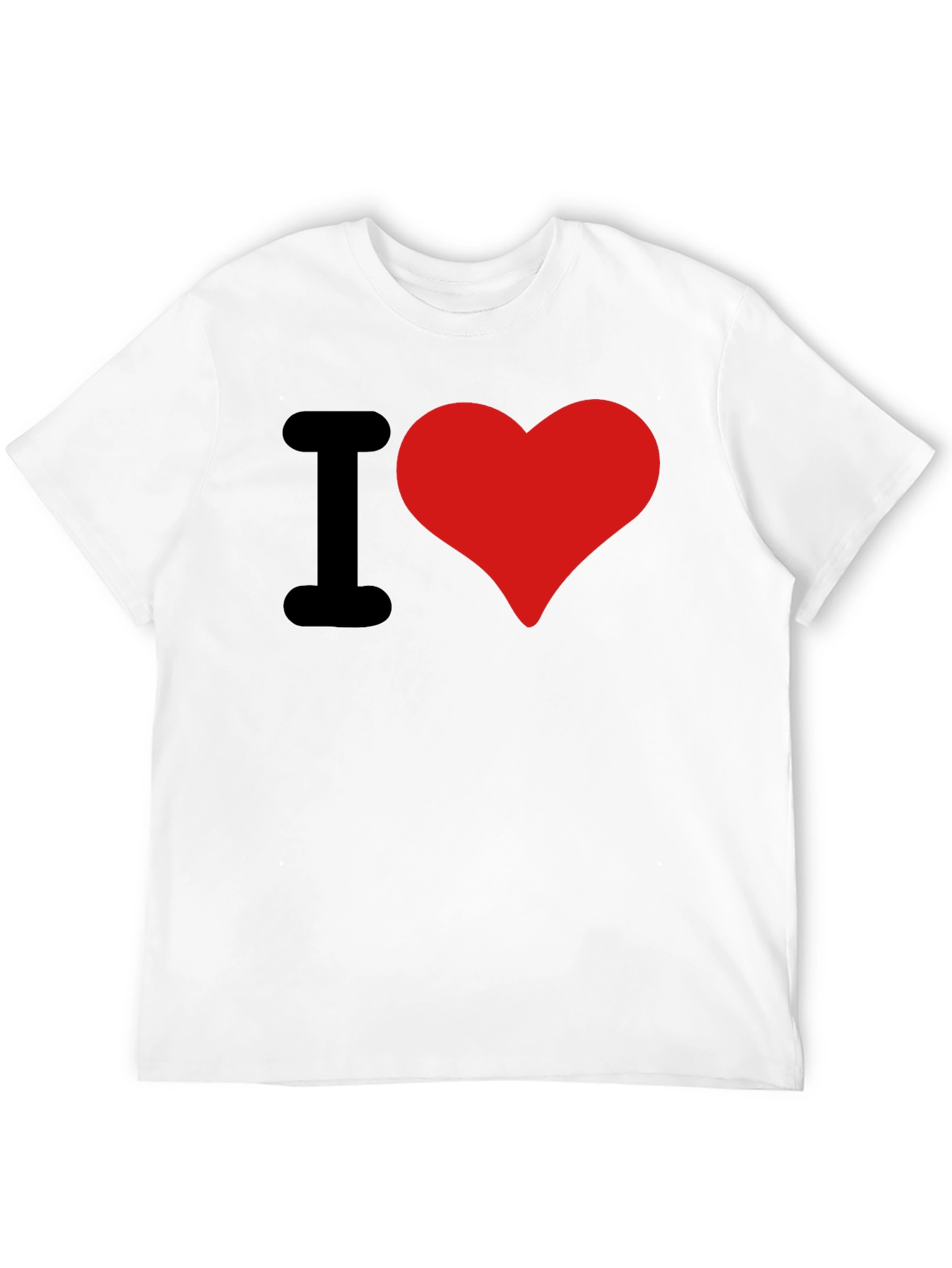 Black I Heart Graphic Tee - Bold Statement T-Shirt view 12