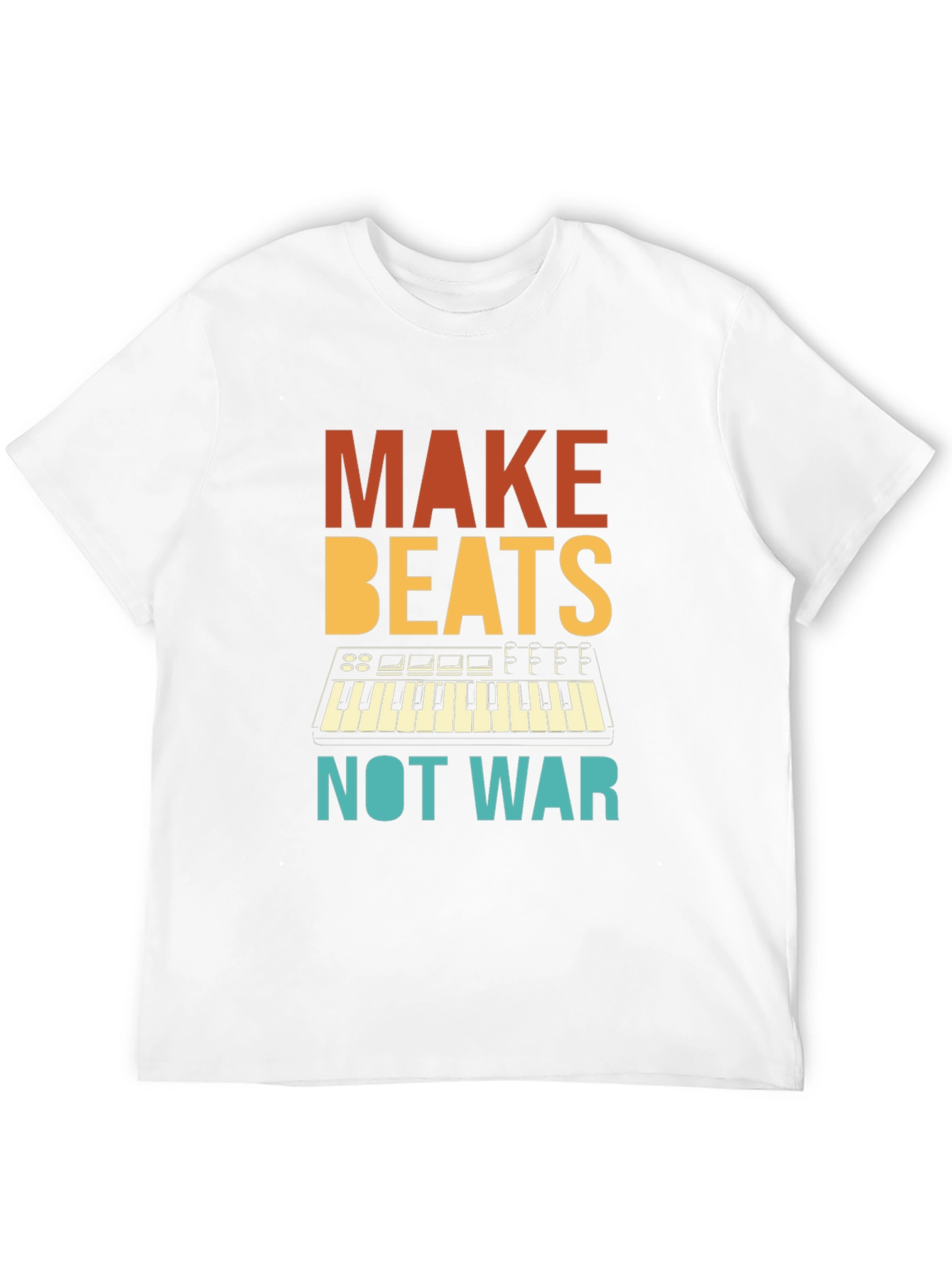 Black Make Beats Not War Graphic T-Shirt view 12