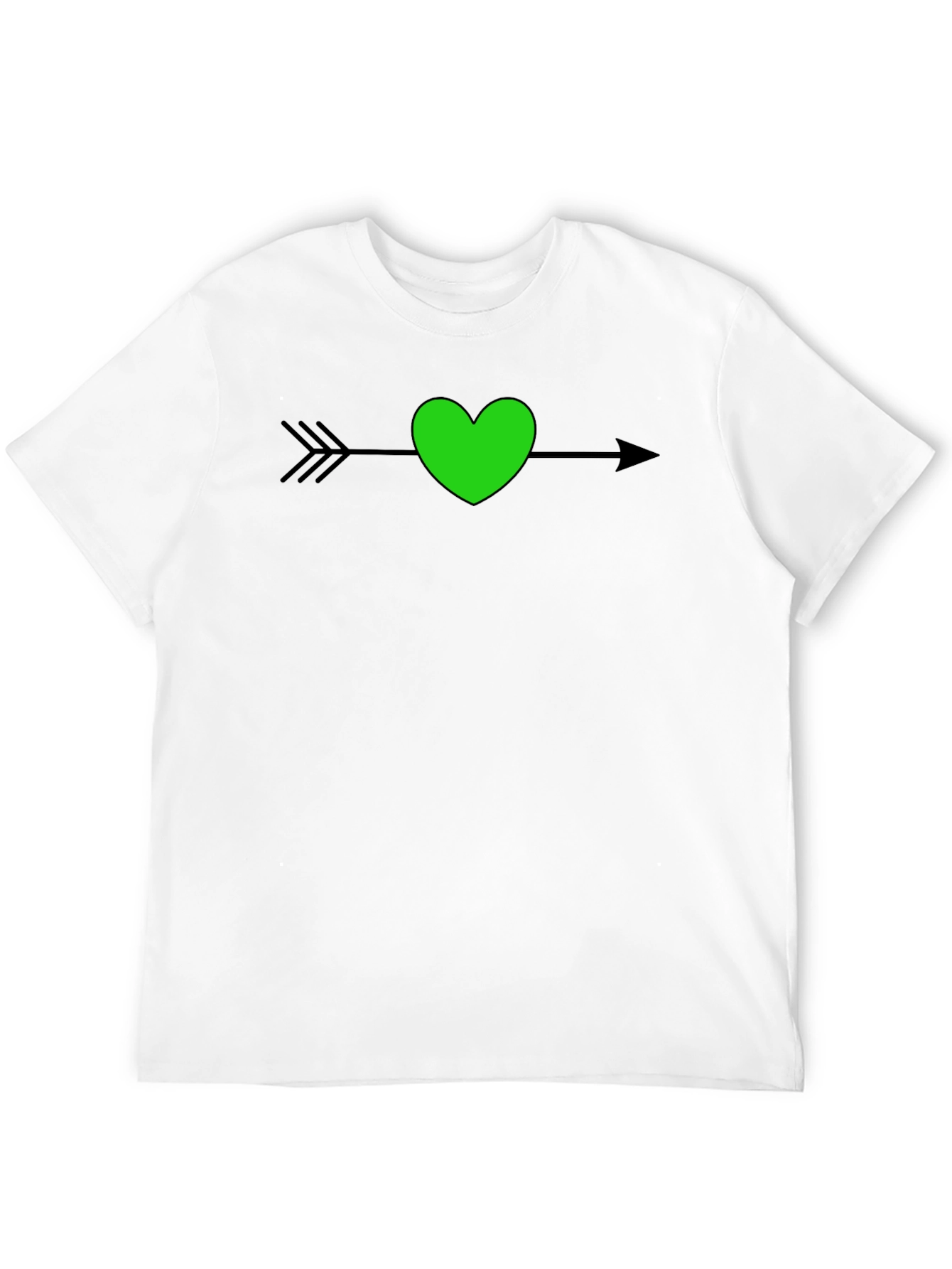 Black Heart Arrow T-Shirt - Stylish Graphic Tee view 12