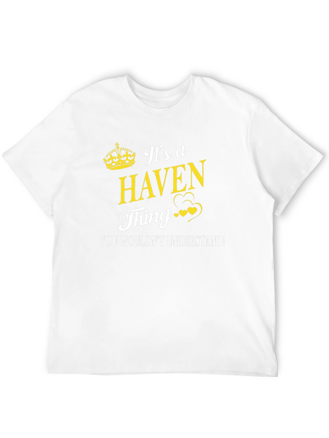 Black It's a Haven Thing - Funny Graphic T-Shirt view 12